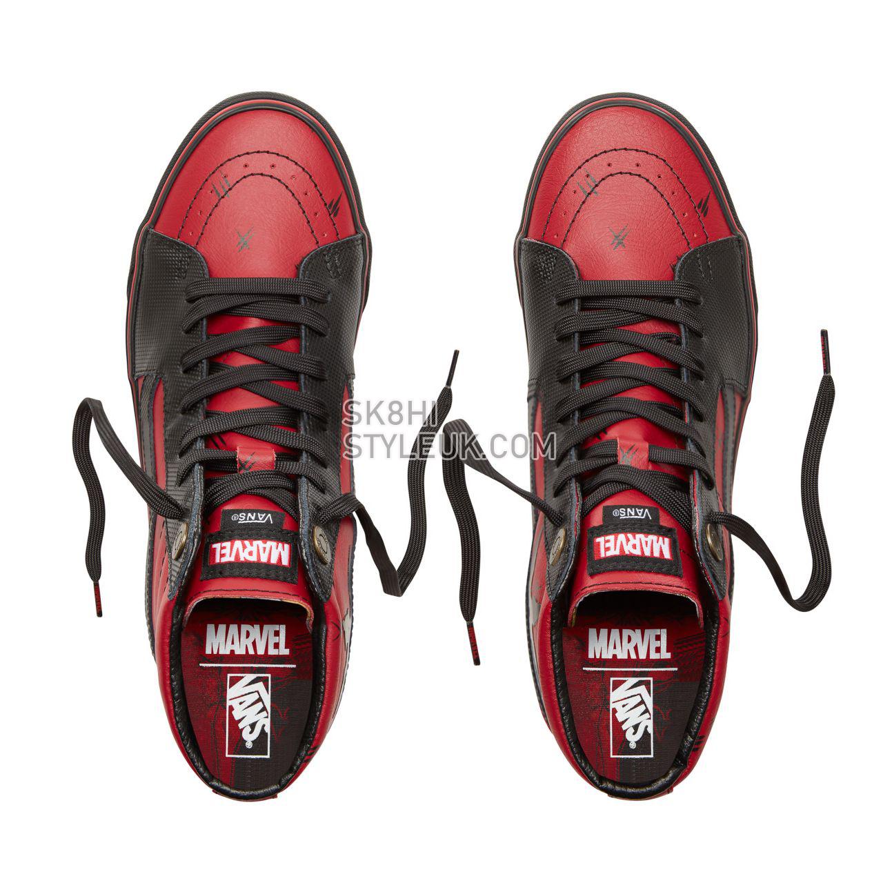 Vans X Marvel SK8-Hi Classic Mens Womens - (Marvel) Deadpool/Black VA38GEUBJ Shoes