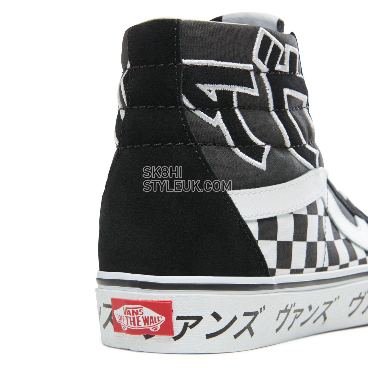 Vans Japanese Type Sk8-Hi Reissue Classic Mens Womens - (Japanese Type) Black/True White VA2XSBSJZ Shoes