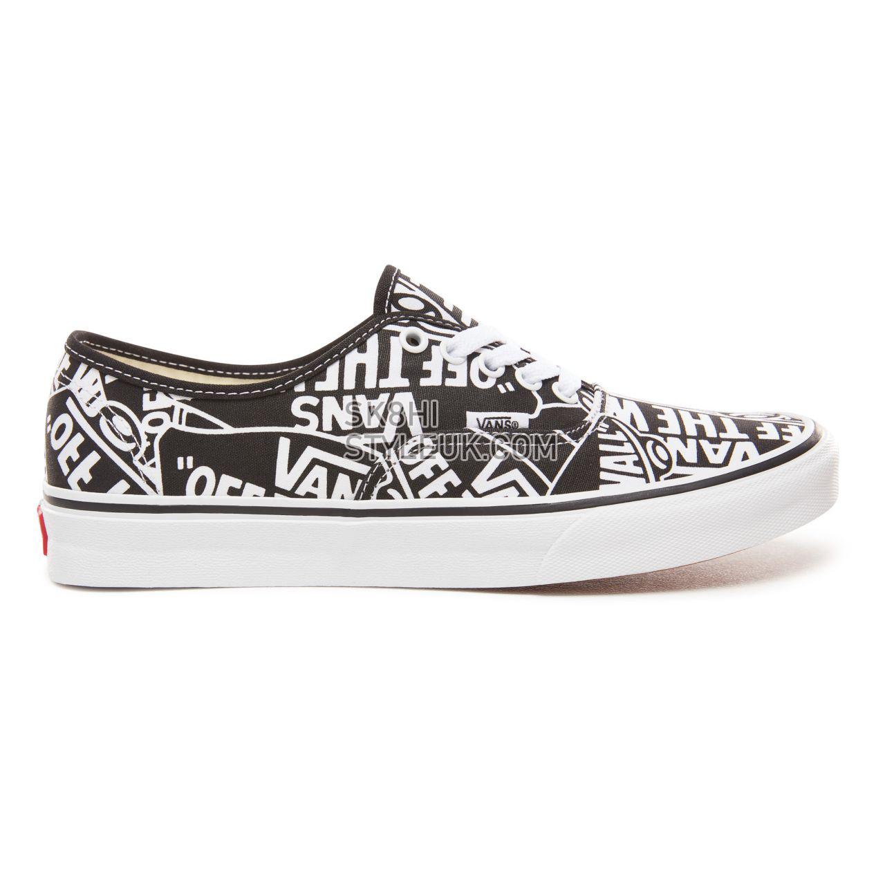 Vans Otw Repeat Authentic Classic Mens Womens - (Otw Repeat) Black/True White VN0A38EMUKK Shoes