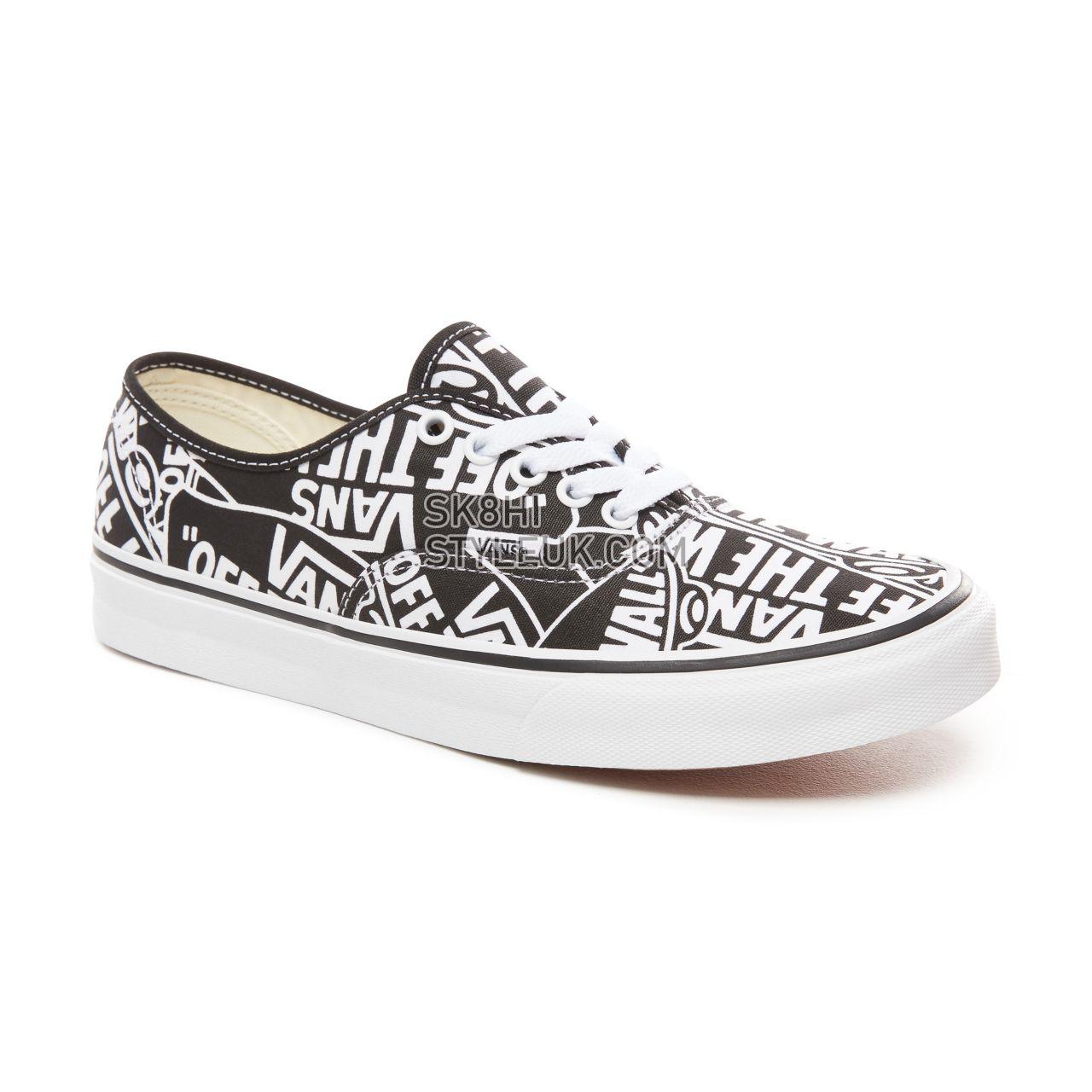 Vans Otw Repeat Authentic Classic Mens Womens - (Otw Repeat) Black/True White VN0A38EMUKK Shoes