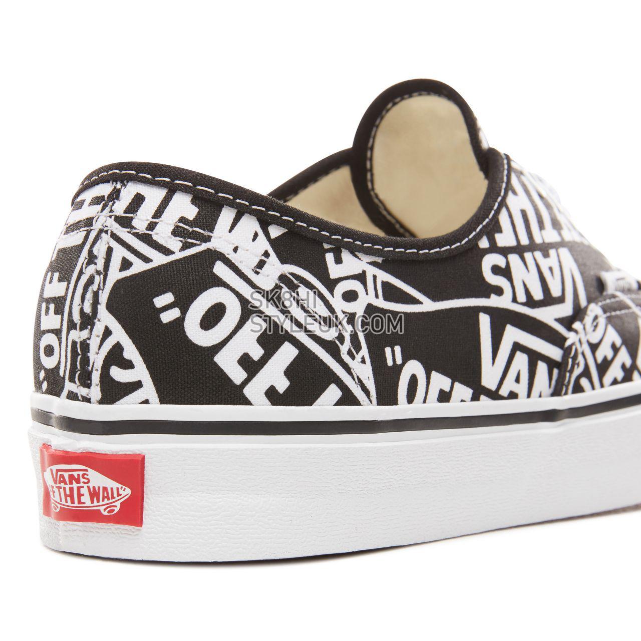 Vans Otw Repeat Authentic Classic Mens Womens - (Otw Repeat) Black/True White VN0A38EMUKK Shoes