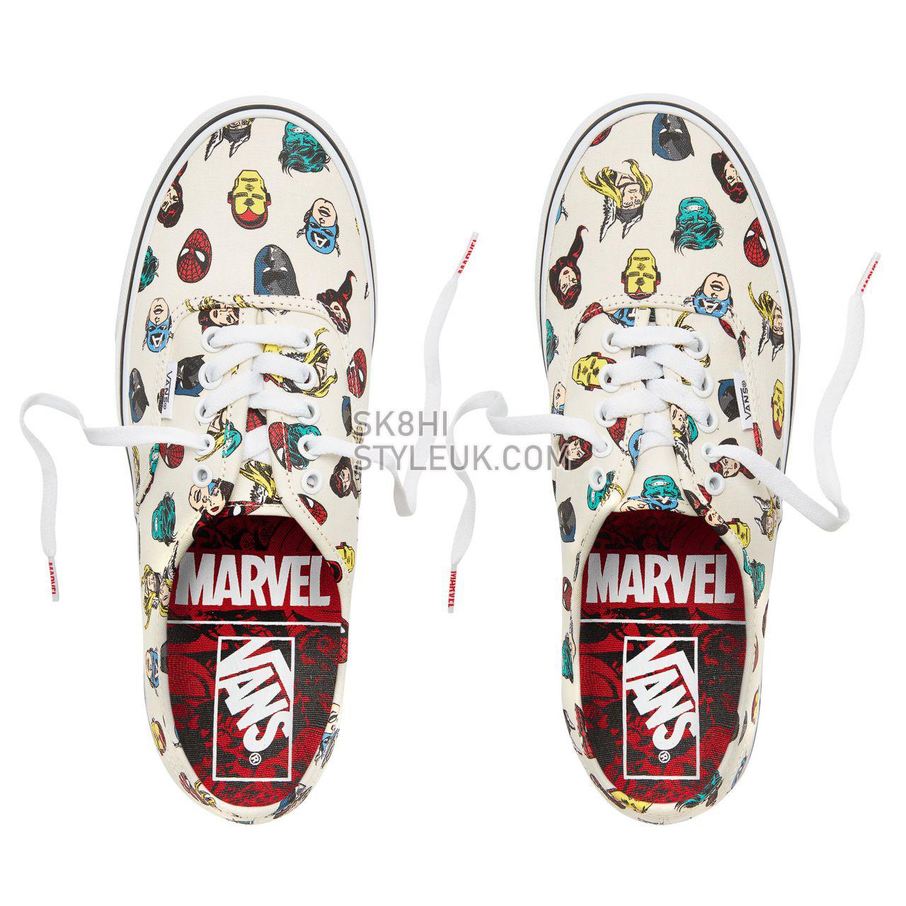 Vans X Marvel Authentic Classic Mens Womens - (Marvel) Marvel Heads /Multi VA38EMRNU Shoes