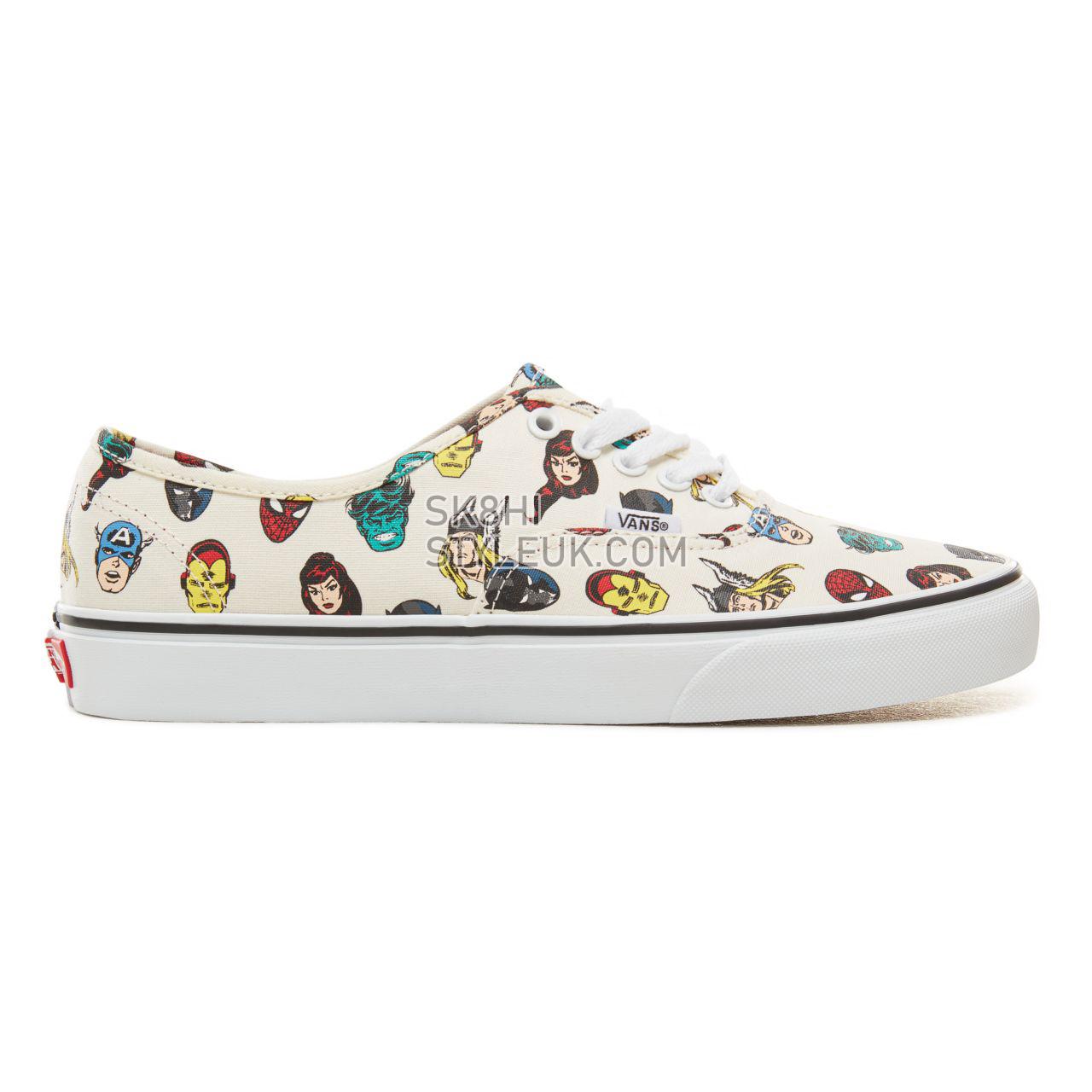 Vans X Marvel Authentic Classic Mens Womens - (Marvel) Marvel Heads /Multi VA38EMRNU Shoes