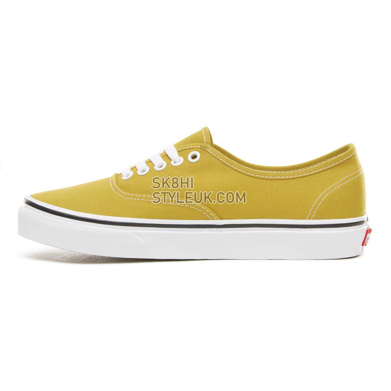 Vans Color Theory Authentic Classic (Unisex) Mens Womens - Cress Green/True White VA38EMU61 Shoes