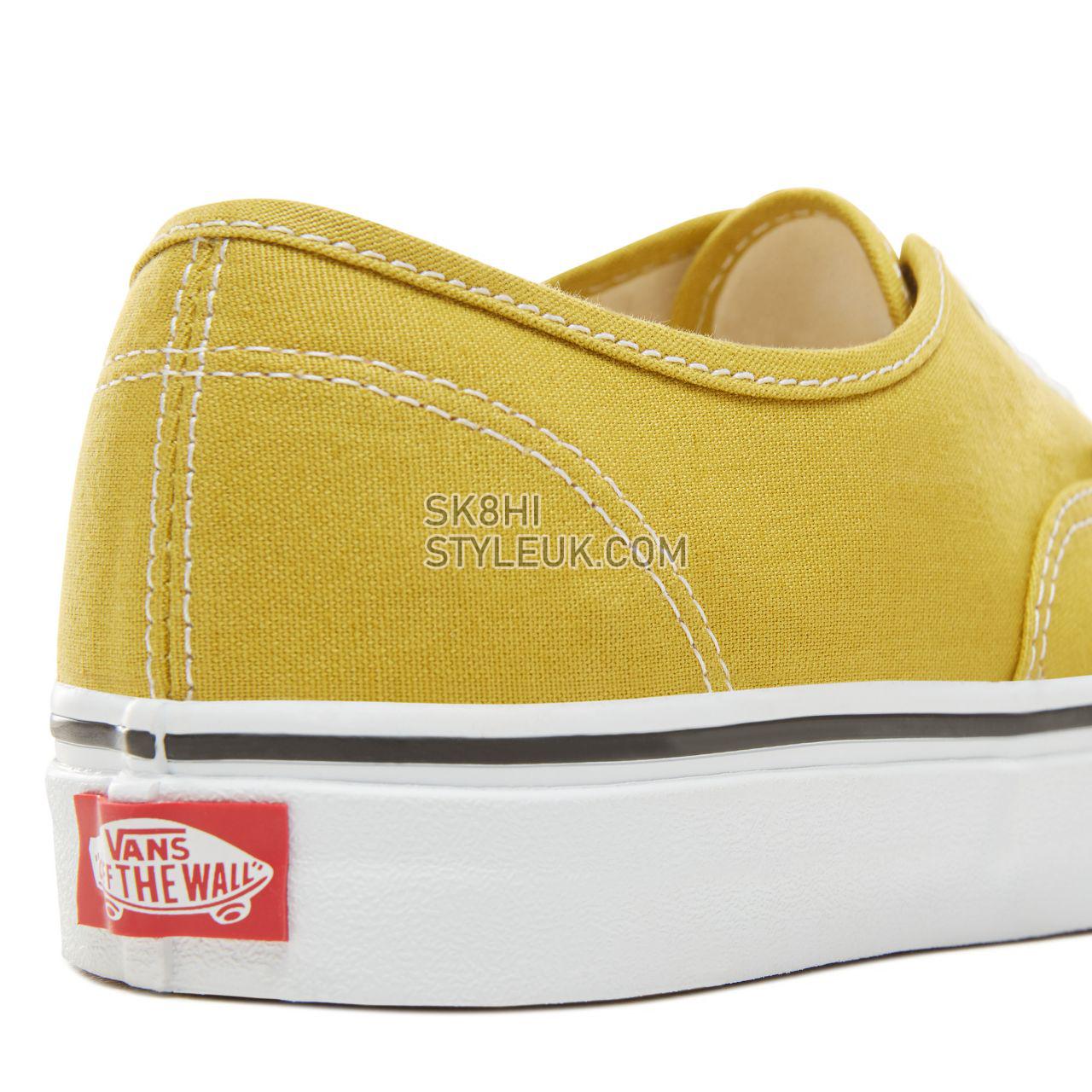 Vans Color Theory Authentic Classic (Unisex) Mens Womens - Cress Green/True White VA38EMU61 Shoes