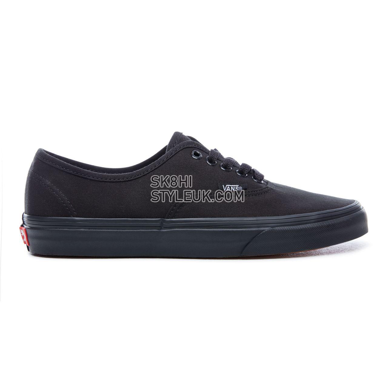 Vans Authentic Classic Mens Womens - Black VN000EE3BKA Shoes