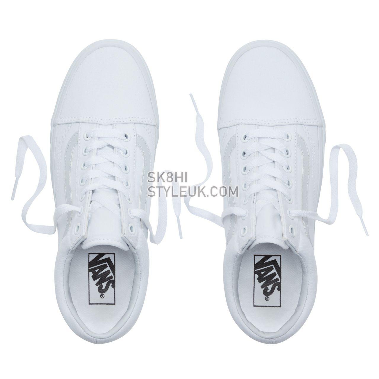 Vans Old Skool Classic Mens Womens - True White VN000D3HW00 Shoes