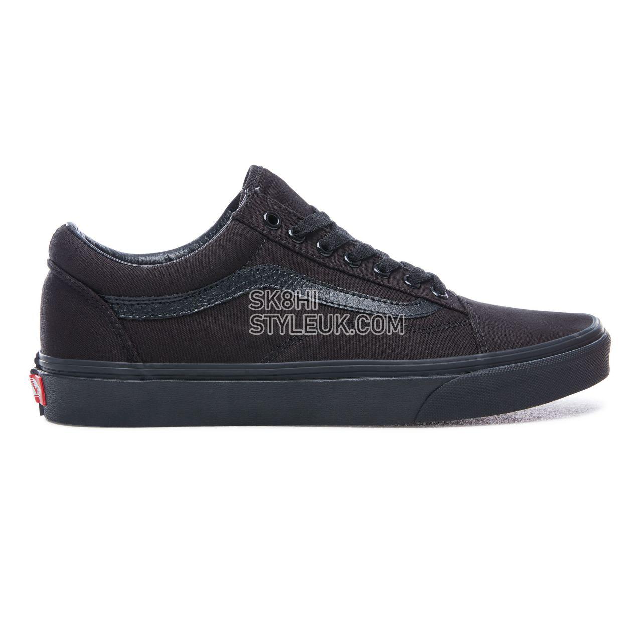 Vans Old Skool Classic Mens Womens - Black VN000D3HBKA Shoes