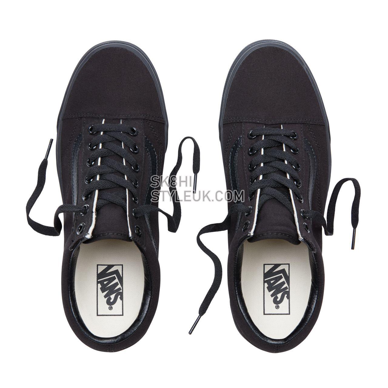 Vans Old Skool Classic Mens Womens - Black VN000D3HBKA Shoes