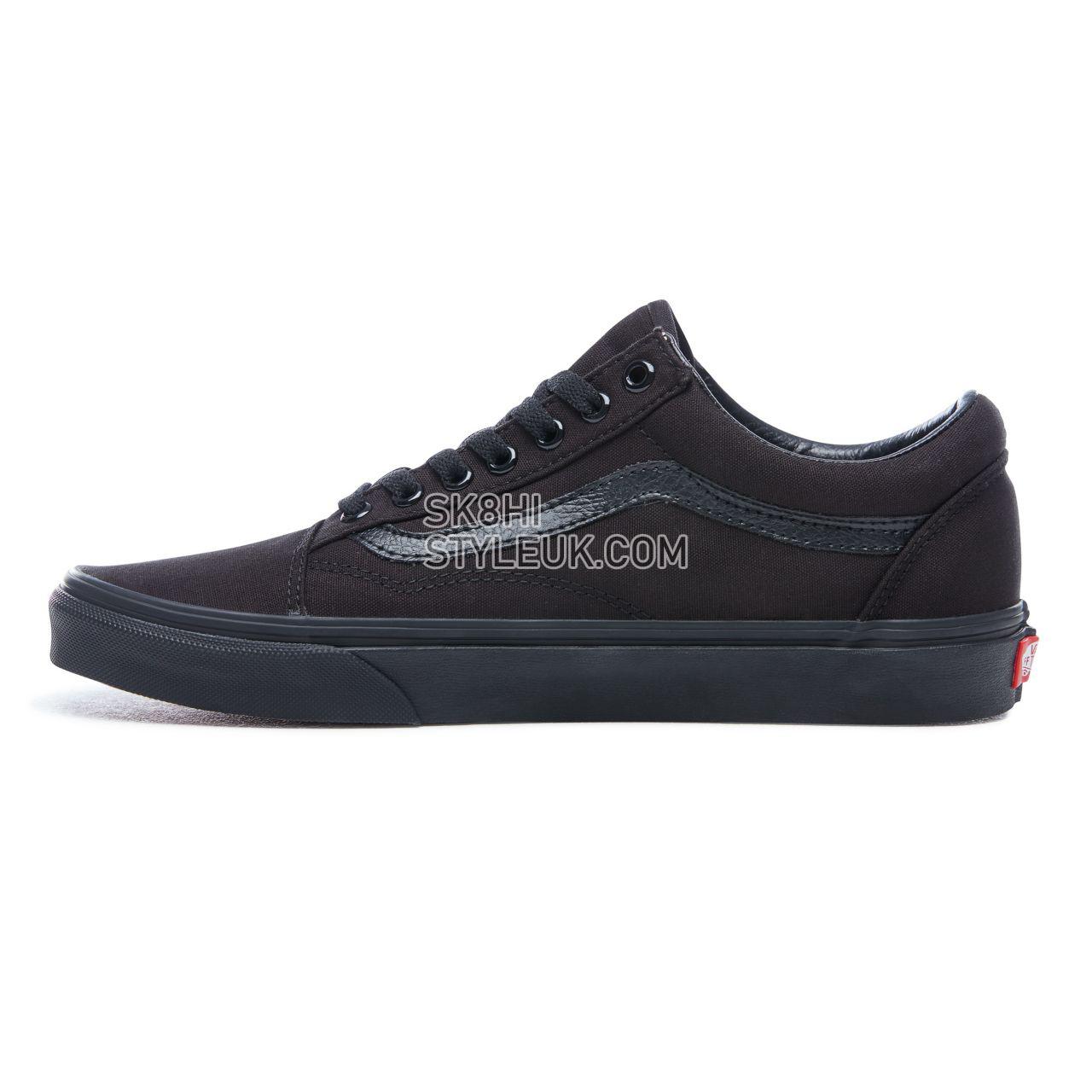 Vans Old Skool Classic Mens Womens - Black VN000D3HBKA Shoes