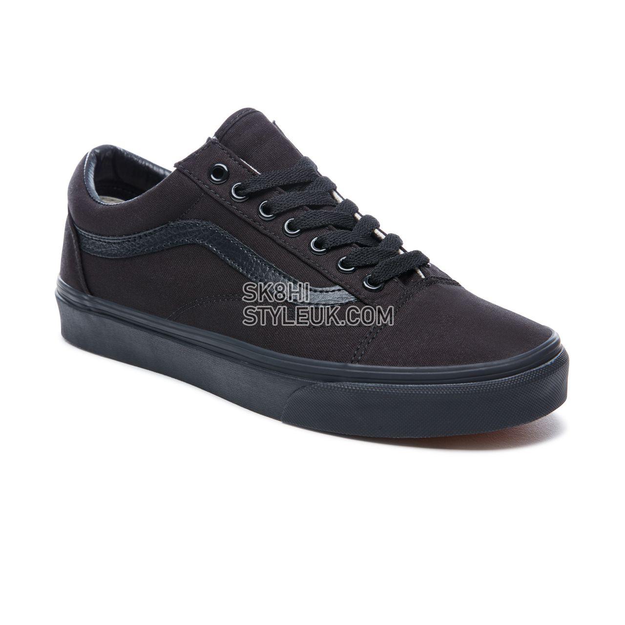 Vans Old Skool Classic Mens Womens - Black VN000D3HBKA Shoes