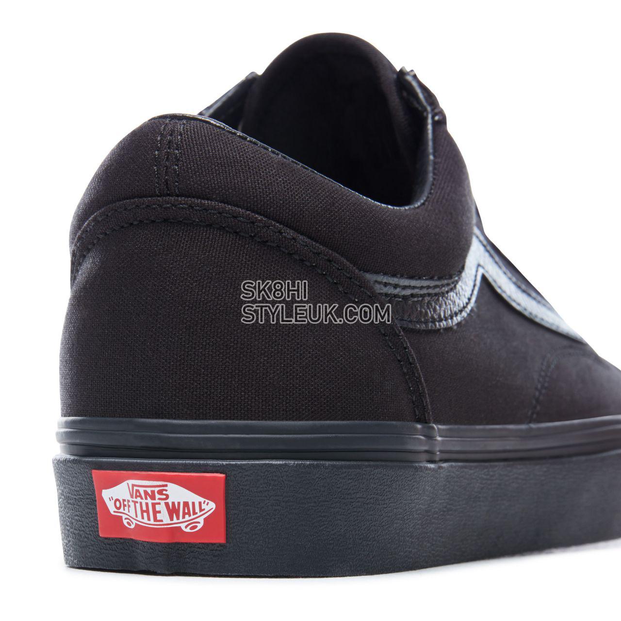 Vans Old Skool Classic Mens Womens - Black VN000D3HBKA Shoes