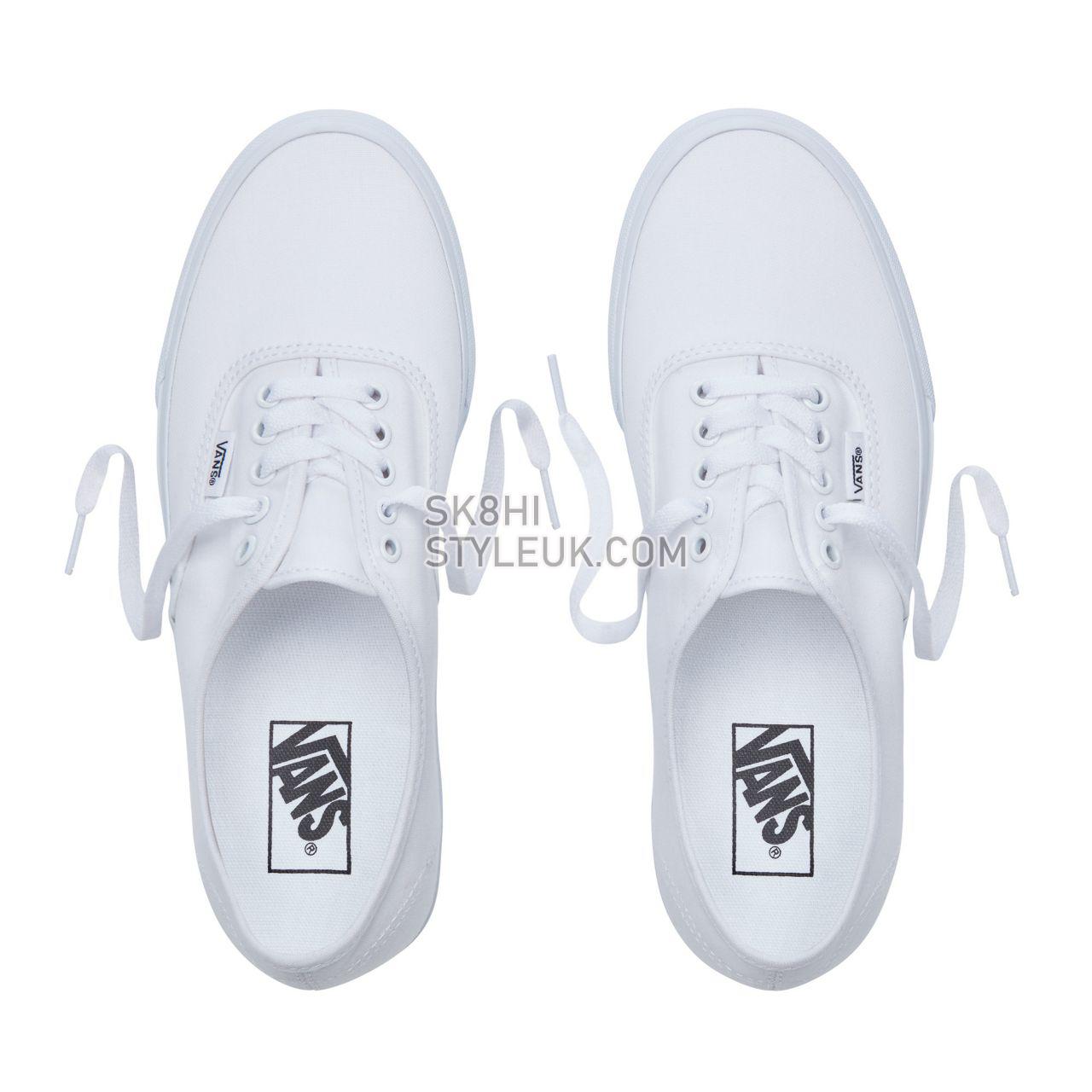 Vans Authentic Classic Mens Womens - True White VN000EE3W00 Shoes