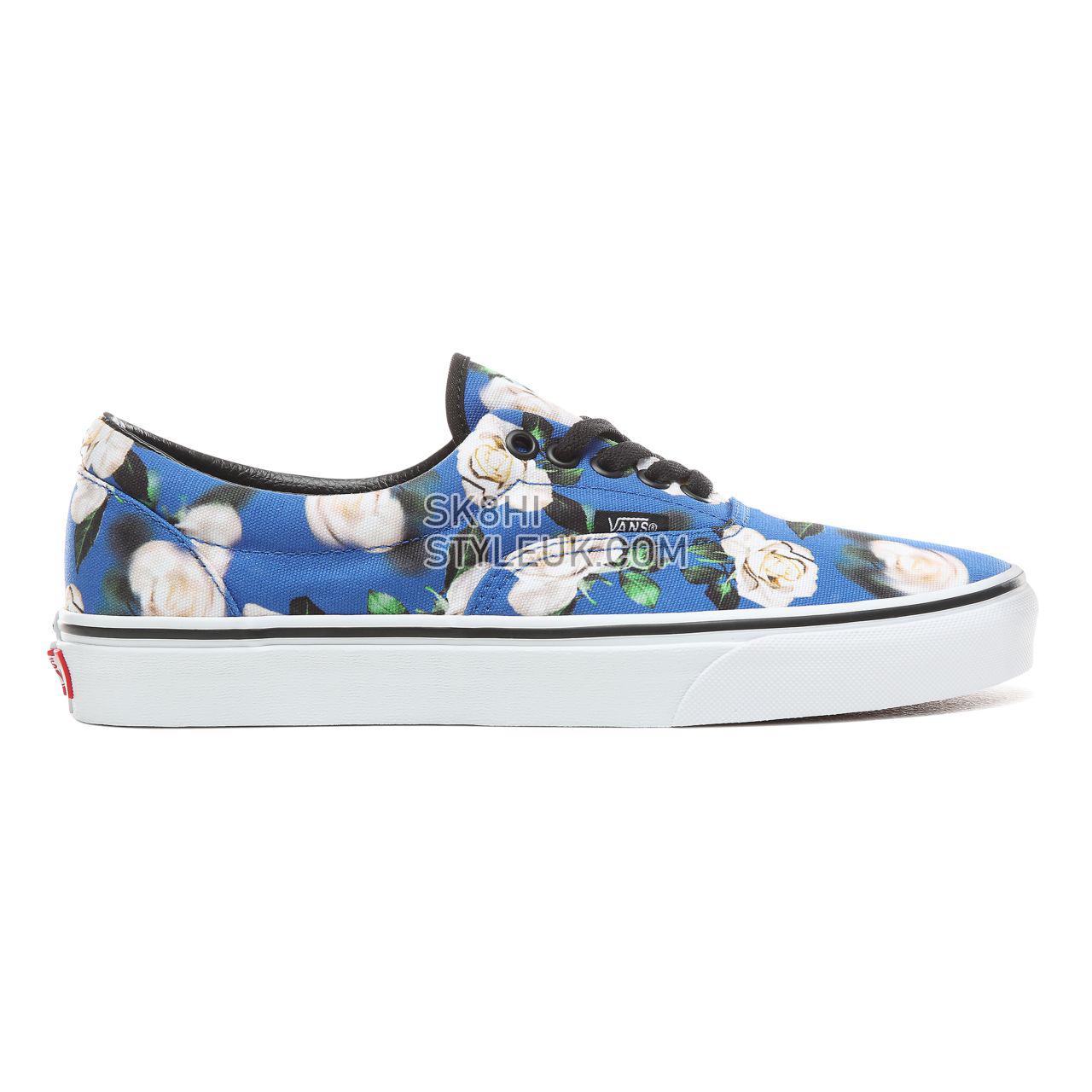 Vans Romantic Floral Era Classic Mens Womens - (Romantic Floral) Lapis Blue/True White VN0A38FRVP9 Shoes