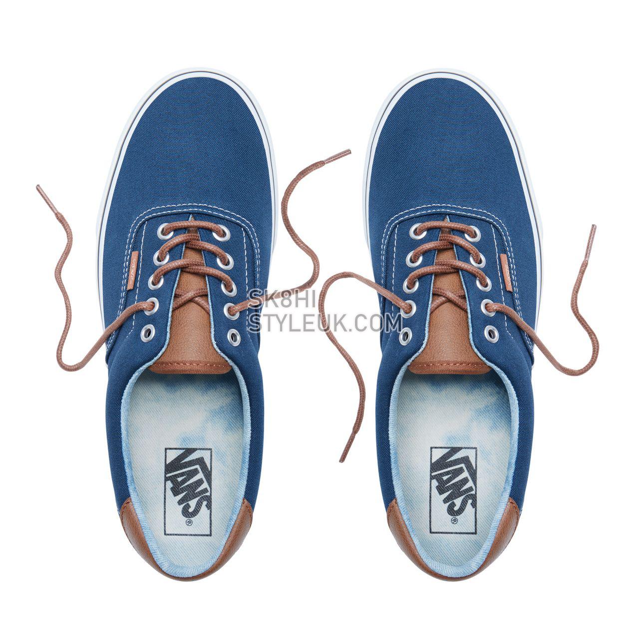 Vans C&L Era 59 Classic Mens Womens - Dress Blues-Acid Denim VA38FSQ6Z Shoes