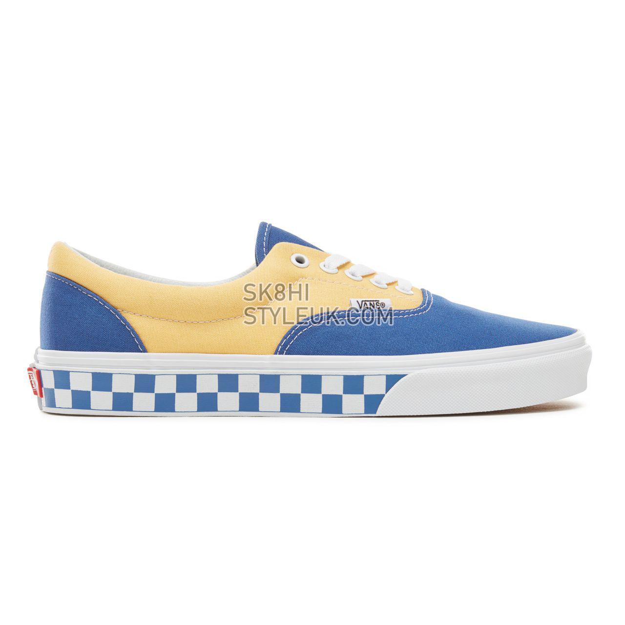 Vans BMX Checkerboard Era Classic Mens Womens - (Bmx Checkerboard) True Blue/Yellow VA38FRU8I Shoes