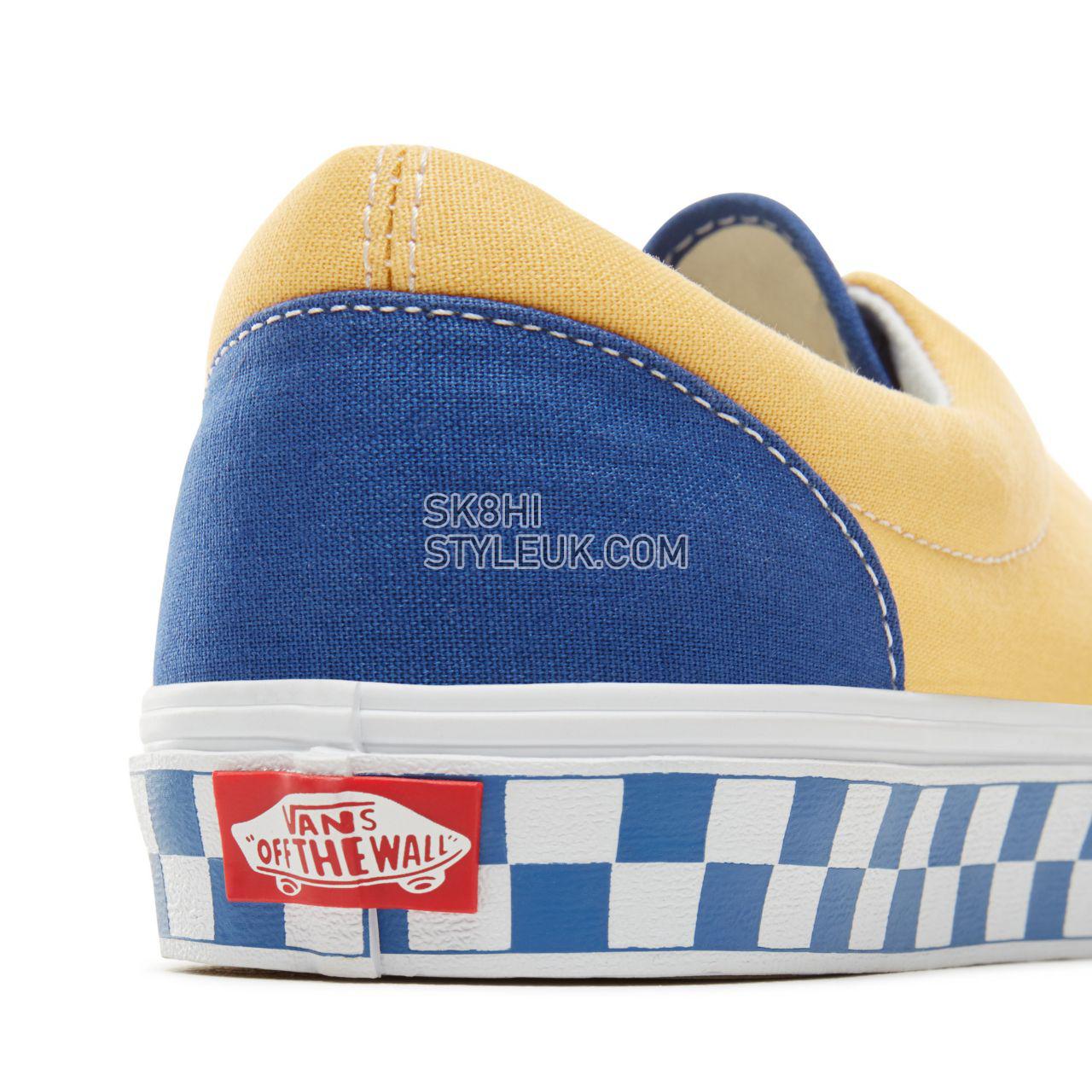 Vans BMX Checkerboard Era Classic Mens Womens - (Bmx Checkerboard) True Blue/Yellow VA38FRU8I Shoes