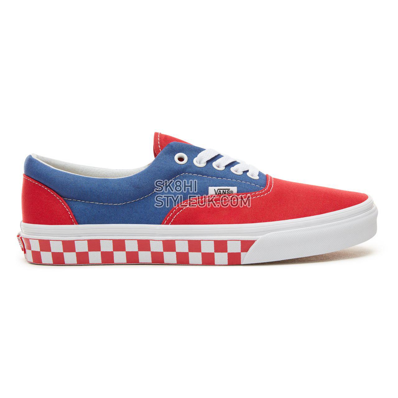 Vans BMX Checkerboard Era Classic Mens Womens - (Bmx Checkerboard) True Blue/Red VA38FRU8H Shoes