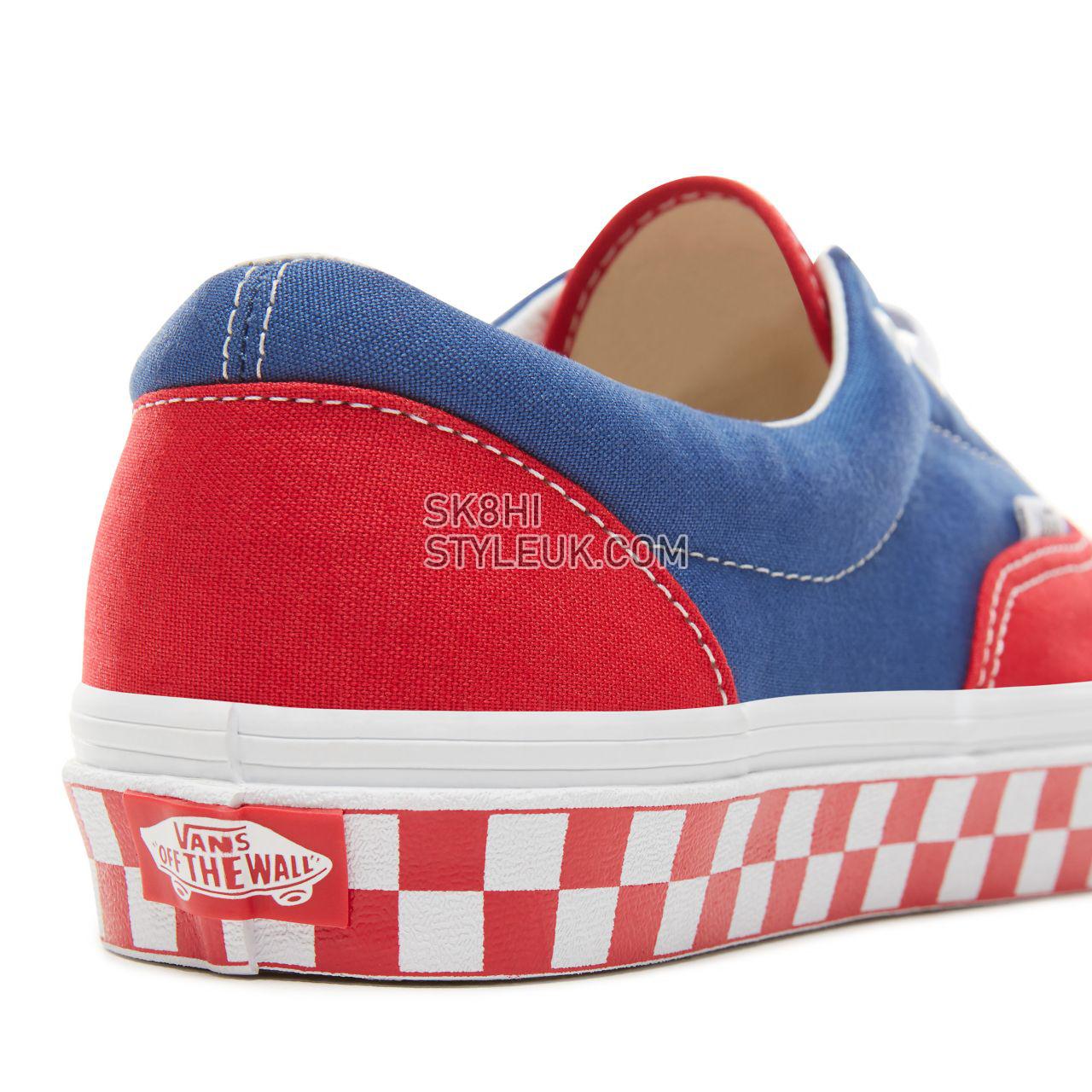 Vans BMX Checkerboard Era Classic Mens Womens - (Bmx Checkerboard) True Blue/Red VA38FRU8H Shoes