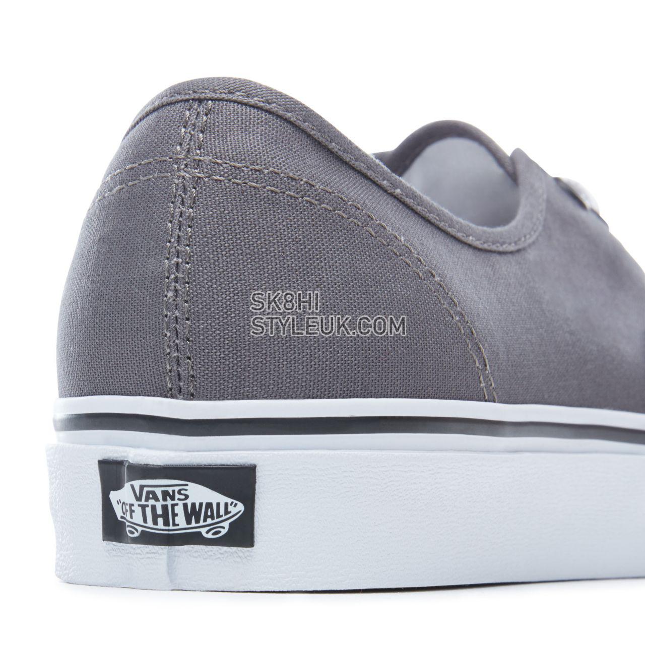 Vans Authentic Classic Mens Womens - Pewter/Black VJRAPBQ Shoes