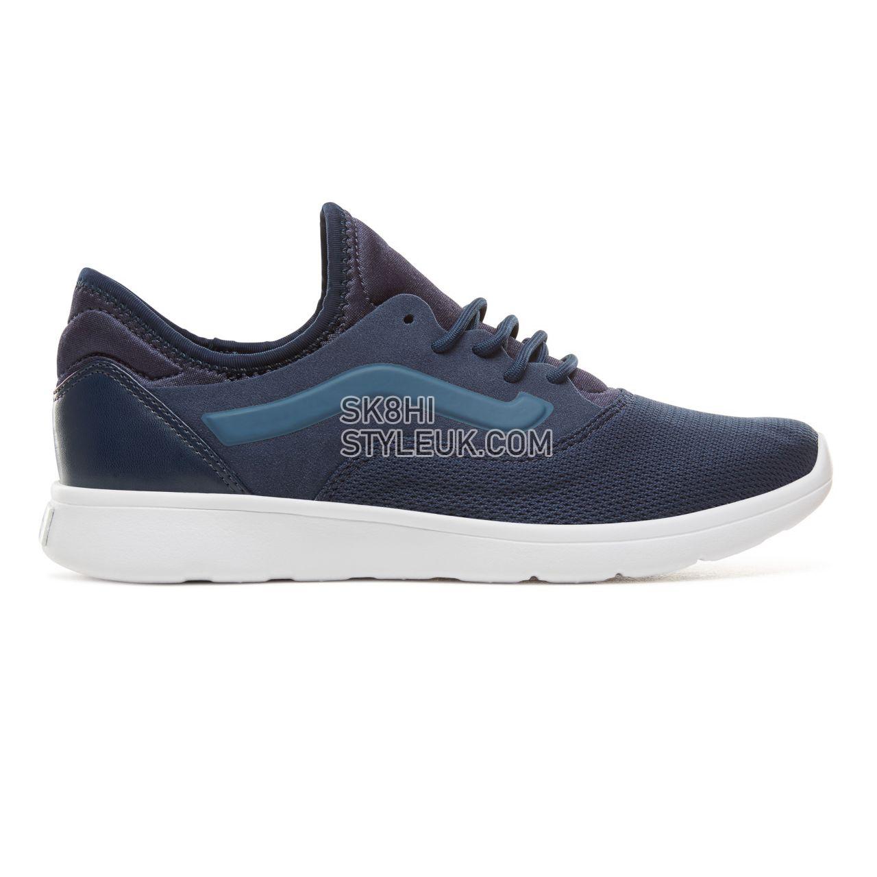 Vans Mesh Iso Route Classic Mens Womens - (Mesh) Dress Blues/True White VA3TKEU92 Shoes