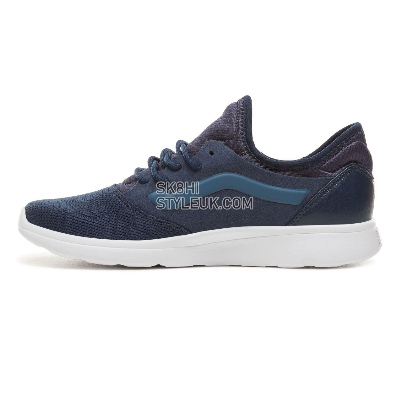 Vans Mesh Iso Route Classic Mens Womens - (Mesh) Dress Blues/True White VA3TKEU92 Shoes