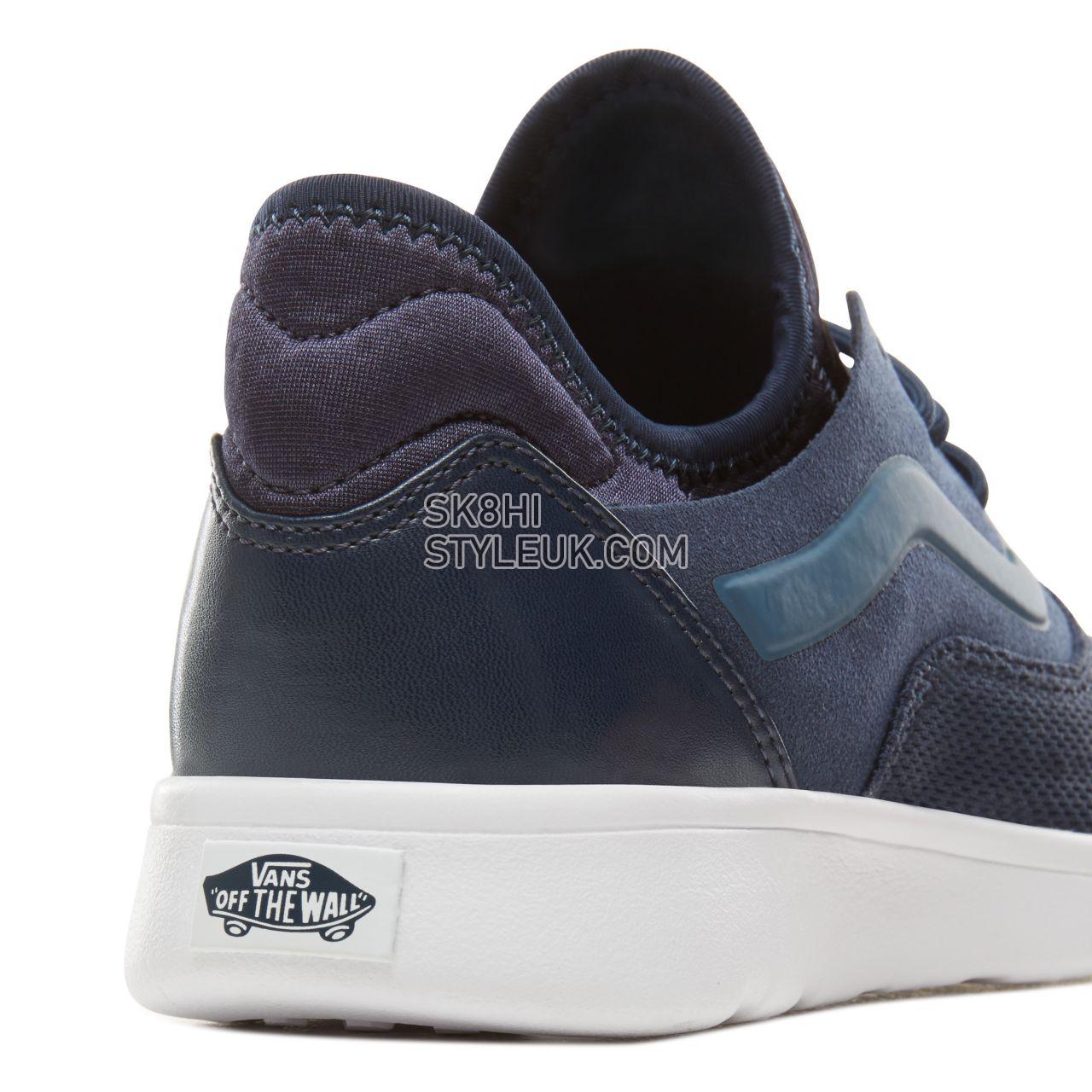 Vans Mesh Iso Route Classic Mens Womens - (Mesh) Dress Blues/True White VA3TKEU92 Shoes