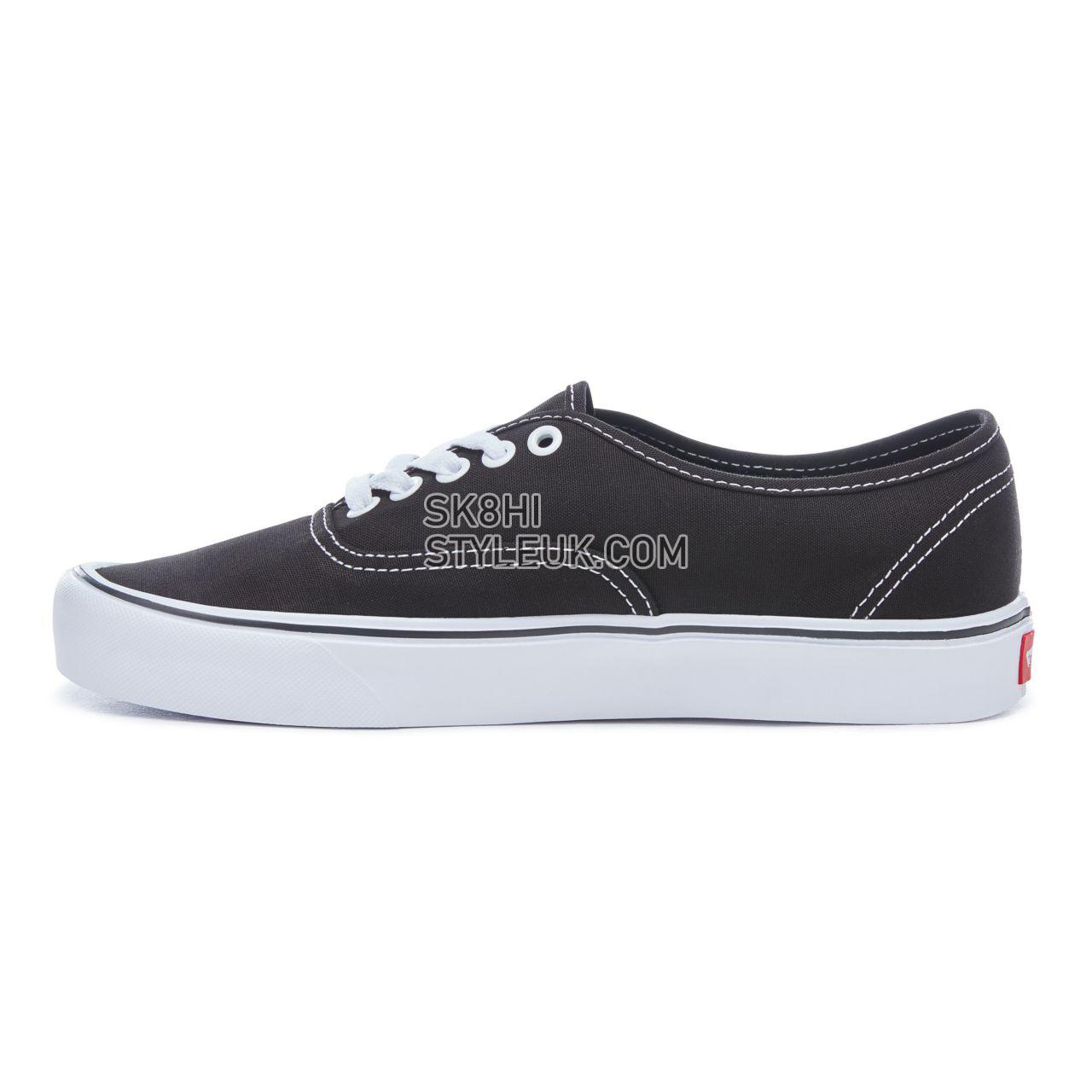 Vans Authentic Lite Classic Mens Womens - Black/White VA2Z5J187 Shoes