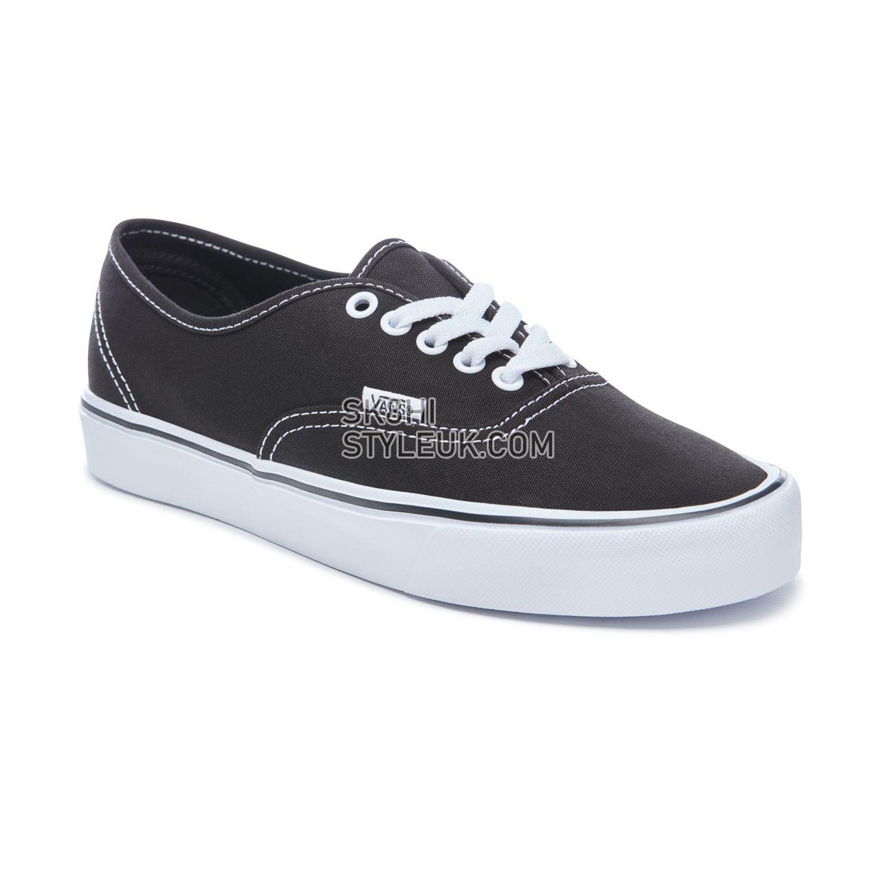 Vans Authentic Lite Classic Mens Womens - Black/White VA2Z5J187 Shoes