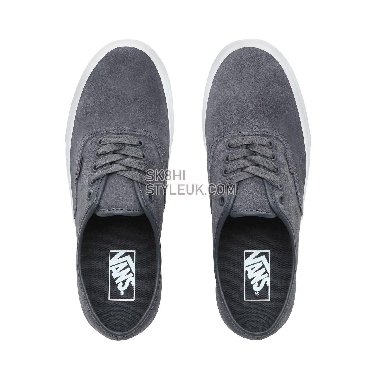 Vans Soft Suede Authentic Classic Mens Womens - (Soft Suede) Ebony/True White VN0A38EMVKE Shoes