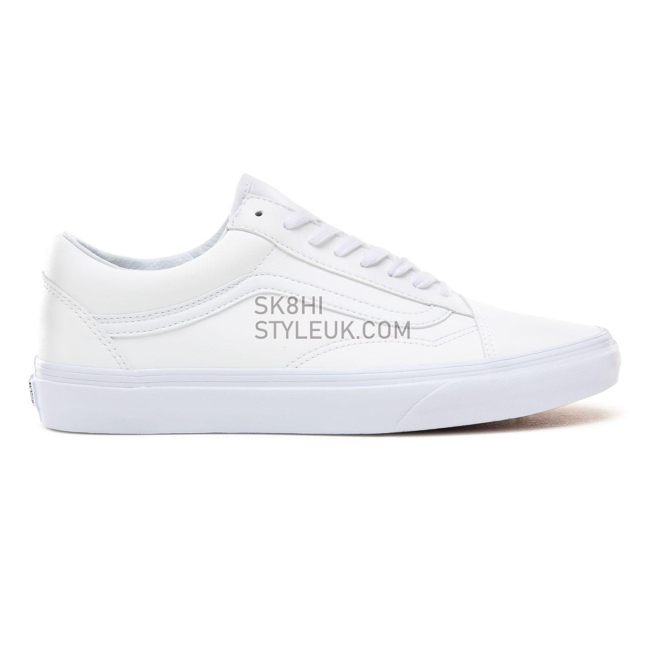 Vans Classic Tumble Old Skool Classic Mens Womens - (Classic Tumble) True White VA38G1ODJ Shoes