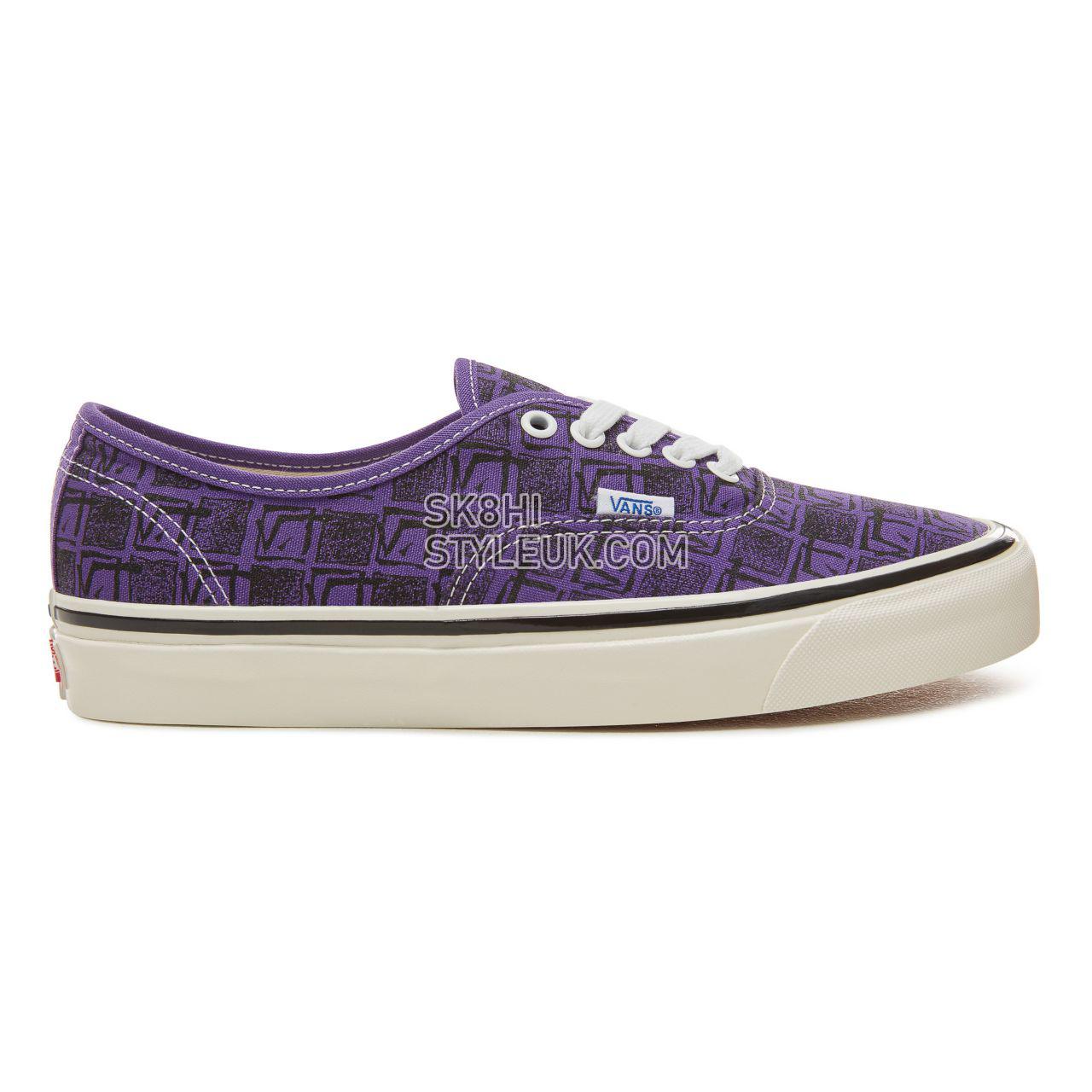 Vans Anaheim Factory Authentic 44 Classic Mens Womens - (Anaheim Factory) Og Bright Purple/Square Root VA38ENU6B Shoes