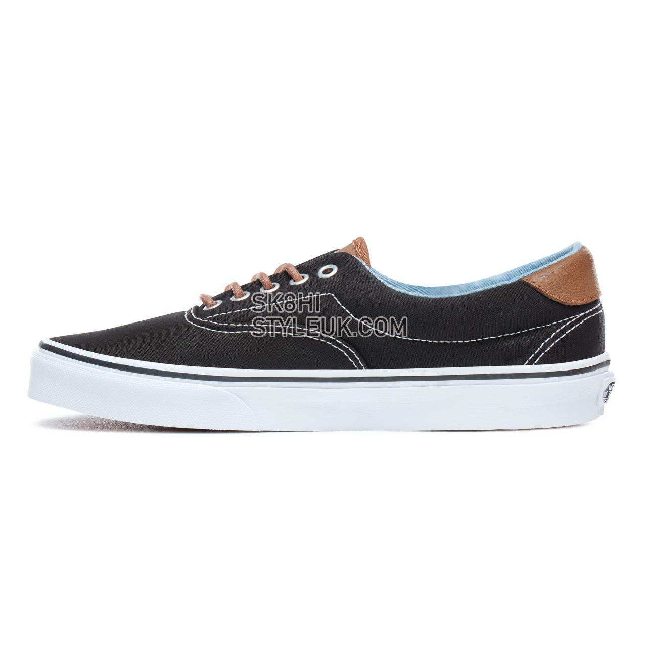 Vans C&L Era 59 Classic Mens Womens - Black-Acid Denim VA38FSQK3 Shoes