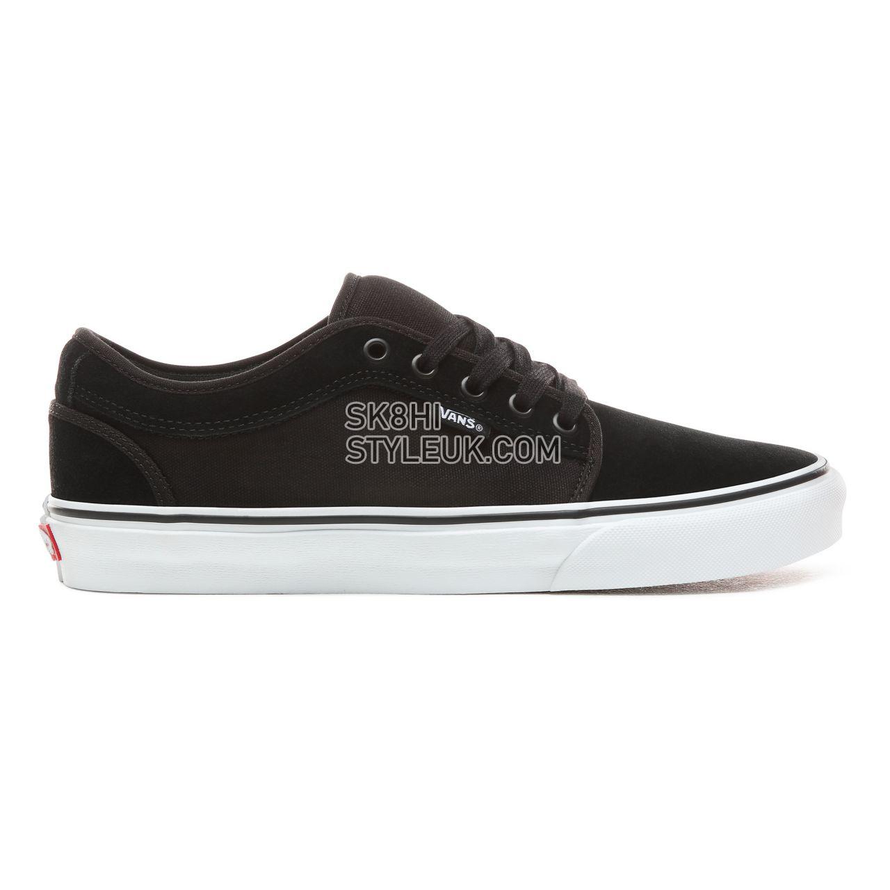 Vans Suede Chukka Low Classic Mens Womens - (Suede) Black/True White VN0A38CGAD3 Shoes