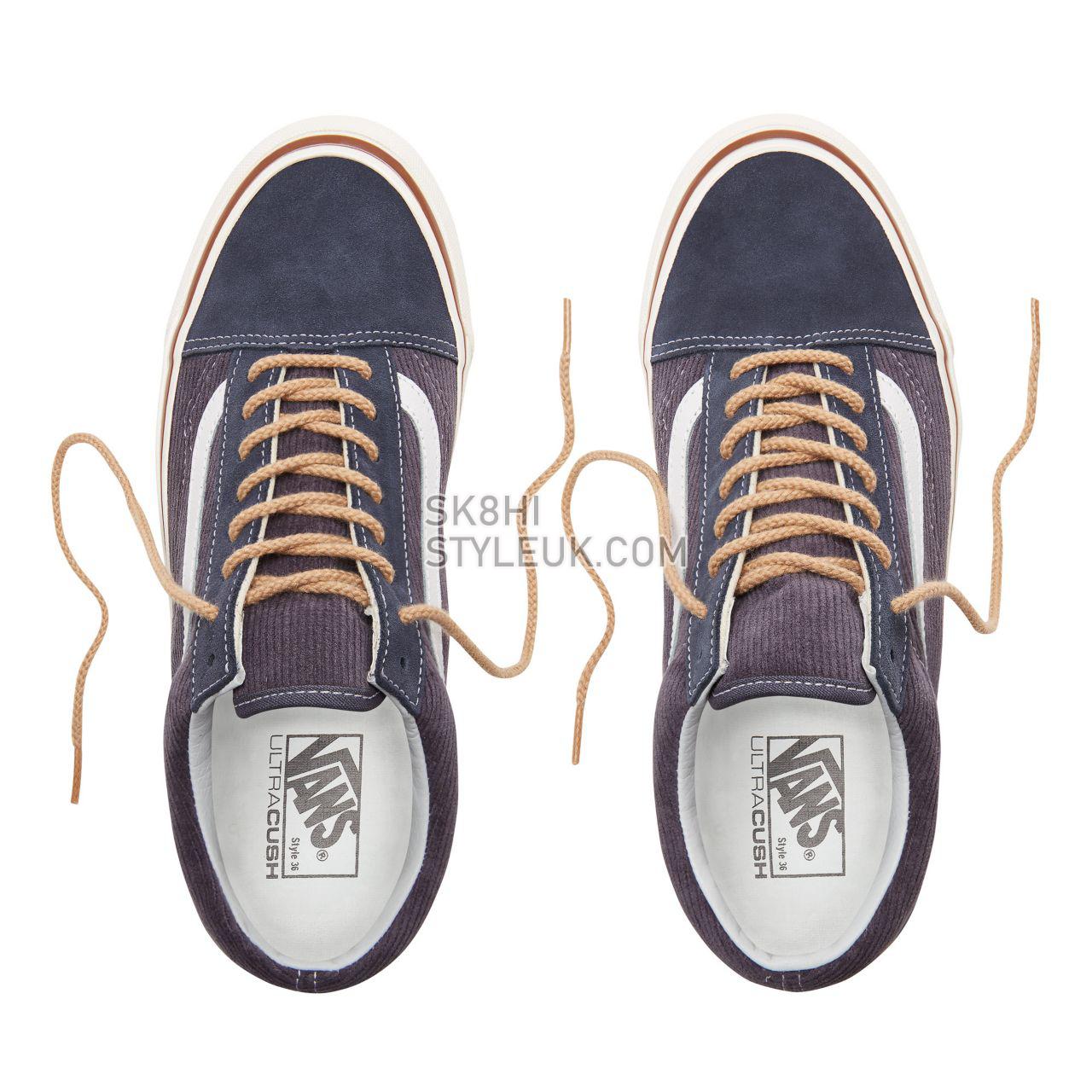 Vans Anaheim Factory Old Skool 36 Dx Classic Mens Womens - (Anaheim Factory) Og Navy/Suede/Corduroy VN0A38G2UPH Shoes