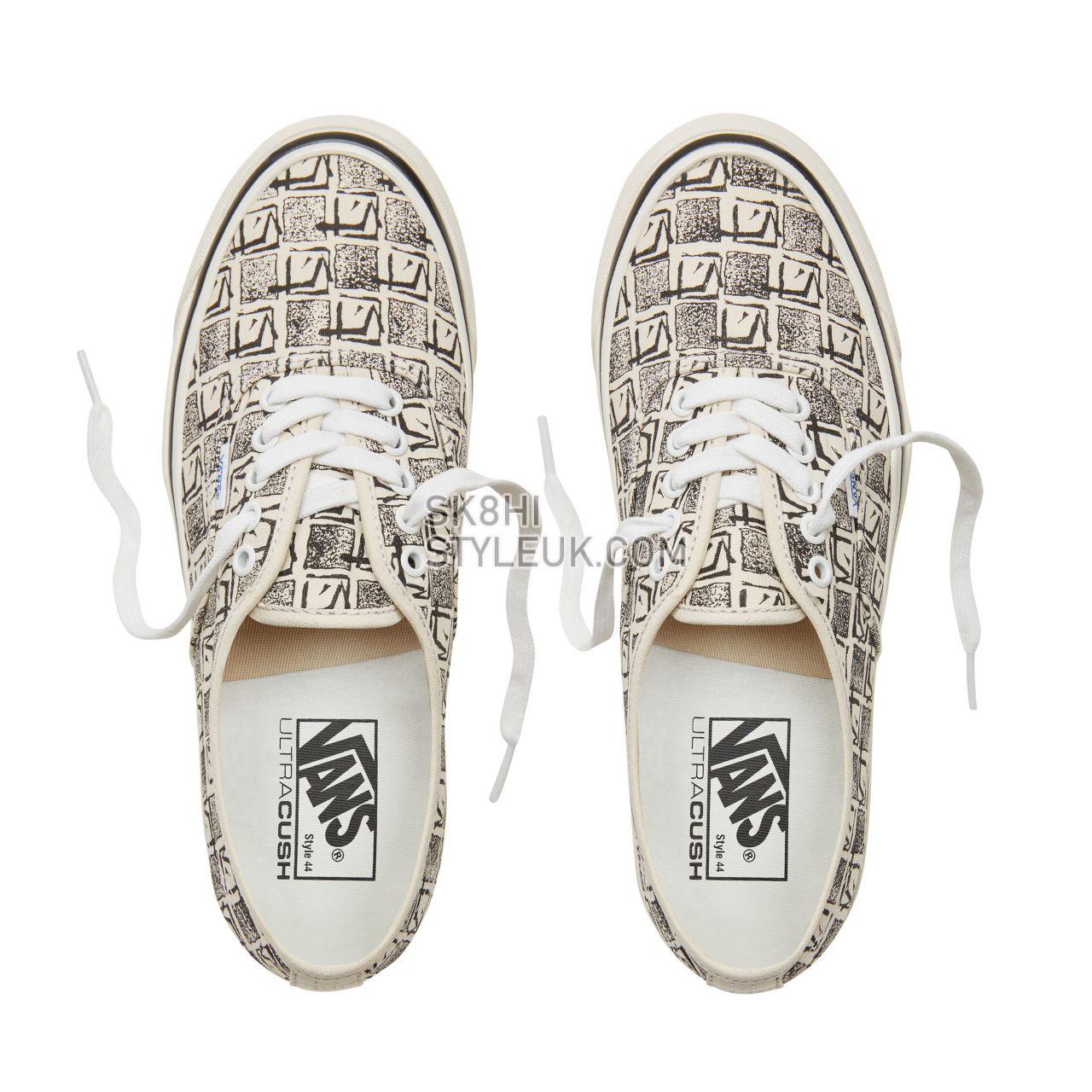 Vans Anaheim Factory Authentic 44 Classic Mens Womens - (Anaheim Factory) Og White/Square Root VA38ENU6D Shoes