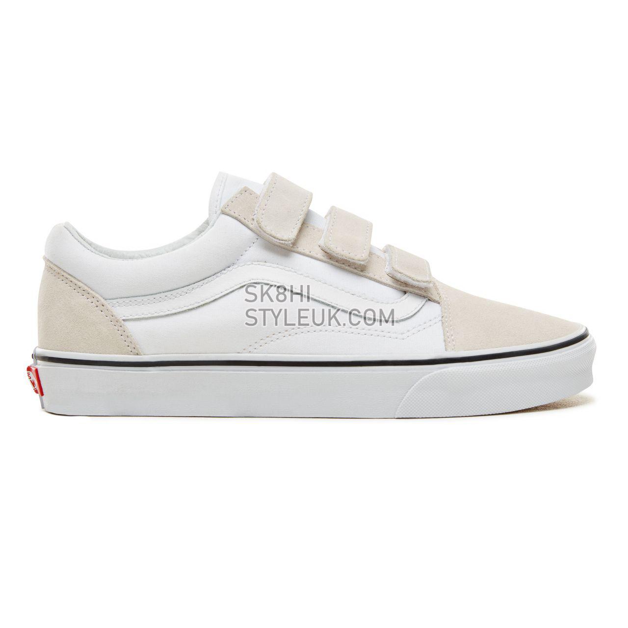 Vans Old Skool V Classic Mens Womens - True White VA3D29W00 Shoes