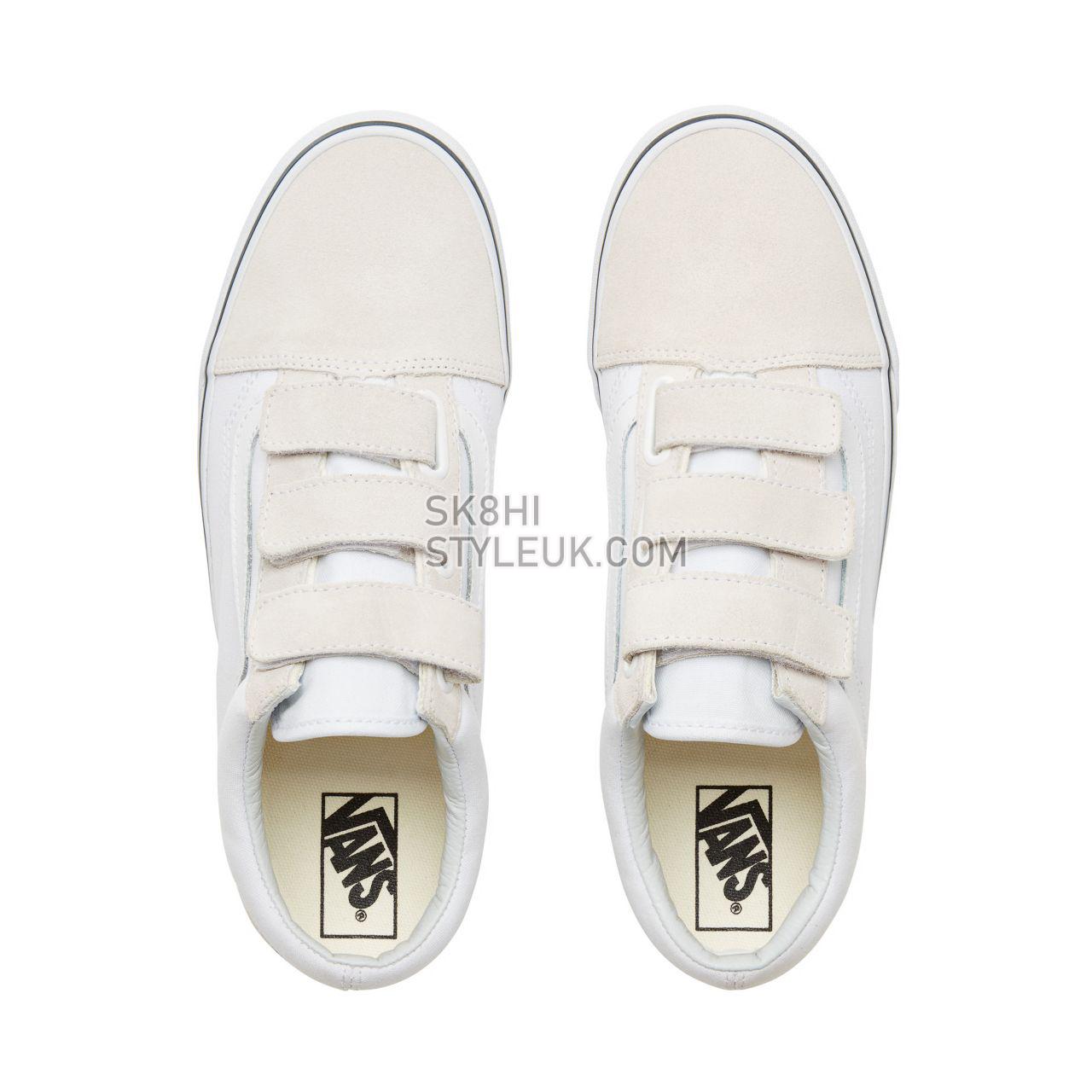 Vans Old Skool V Classic Mens Womens - True White VA3D29W00 Shoes