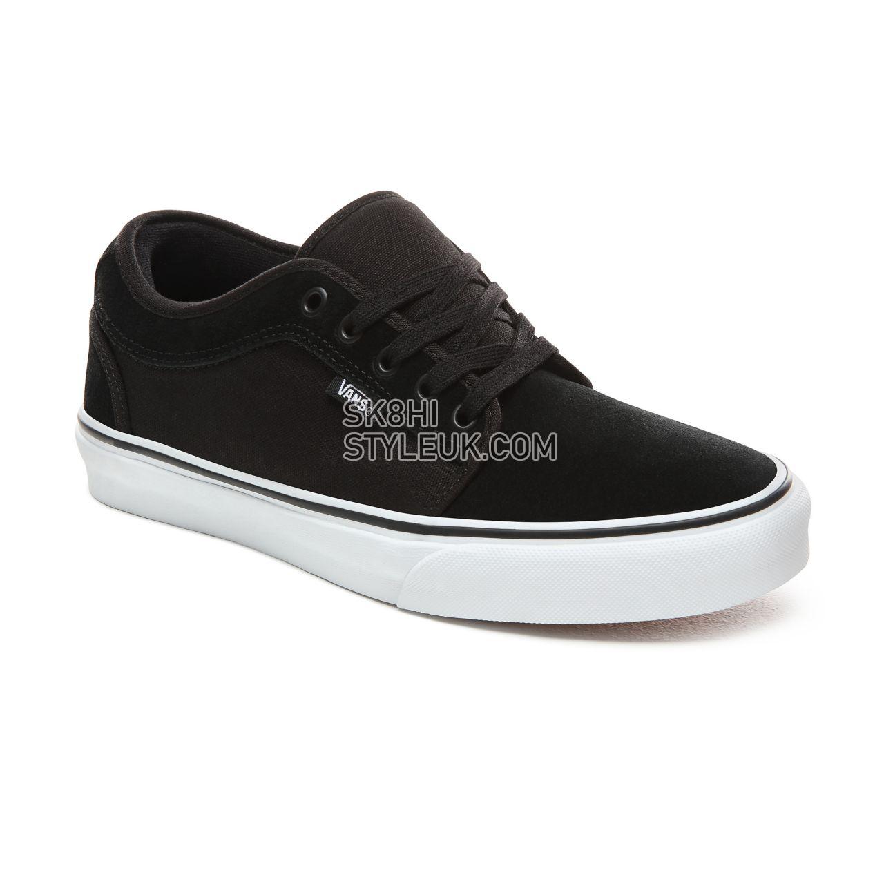 Vans Suede Chukka Low Classic Mens Womens - (Suede) Black/True White VN0A38CGAD3 Shoes