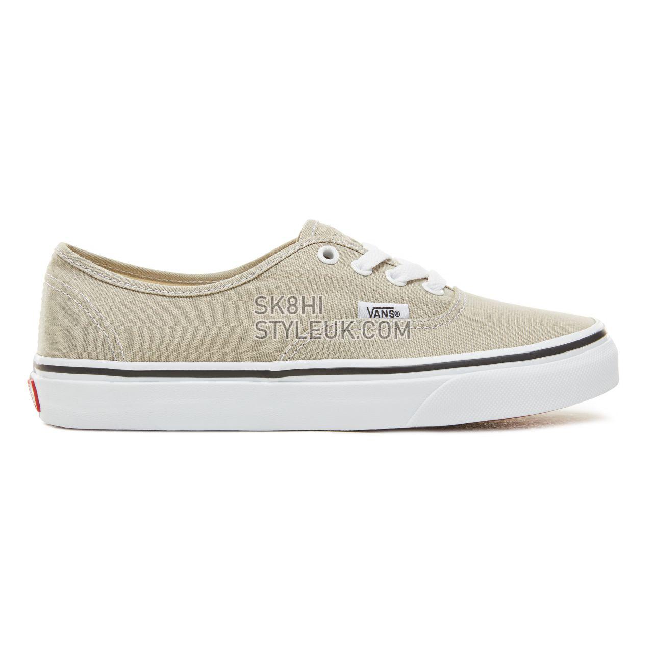 Vans Color Theory Authentic Classic (Unisex) Mens Womens - Desert Sage/True White VA38EMU62 Shoes