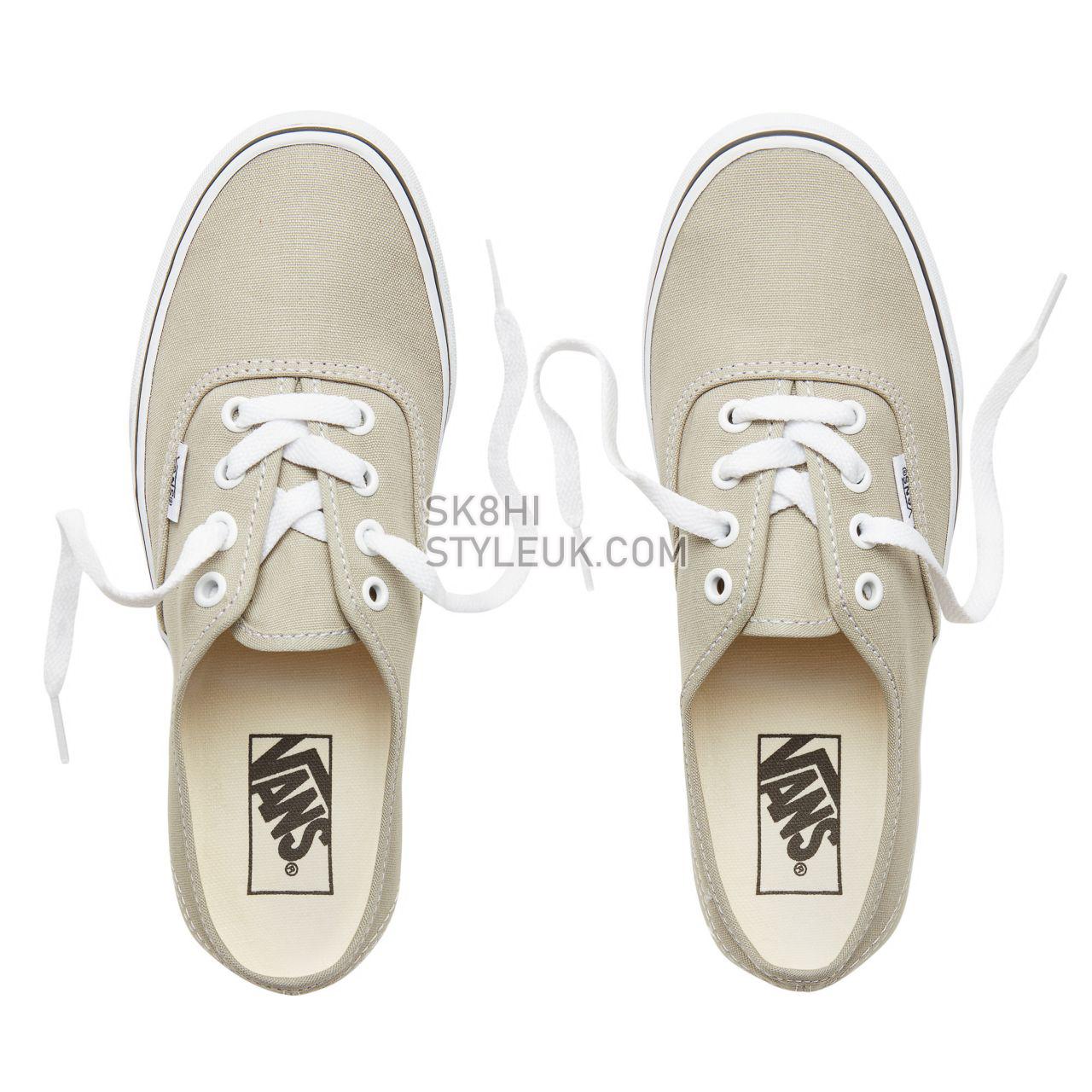 Vans Color Theory Authentic Classic (Unisex) Mens Womens - Desert Sage/True White VA38EMU62 Shoes