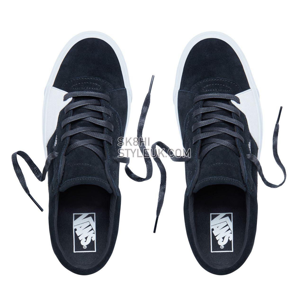 Vans Dipped Style 205 Classic Mens Womens - Black-True White VA3DPTQV1 Shoes