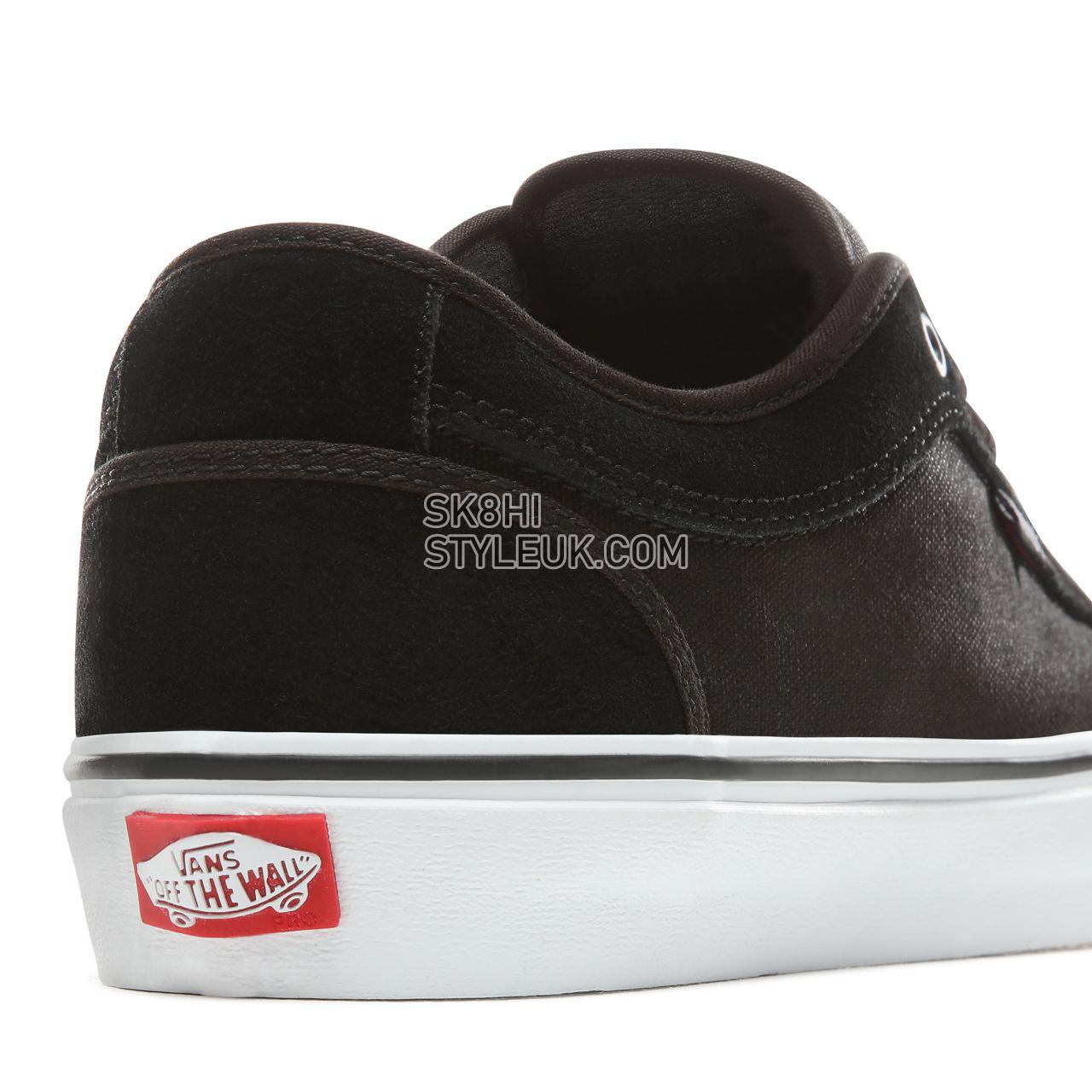 Vans Suede Chukka Low Classic Mens Womens - (Suede) Black/True White VN0A38CGAD3 Shoes