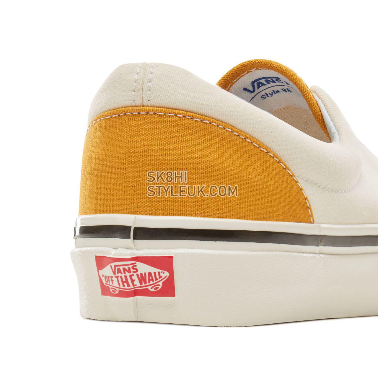 Vans Anaheim Factory Era 95 Classic Mens Womens - (Anaheim Factory) Og Saffron/Og White VA2RR1U8R Shoes