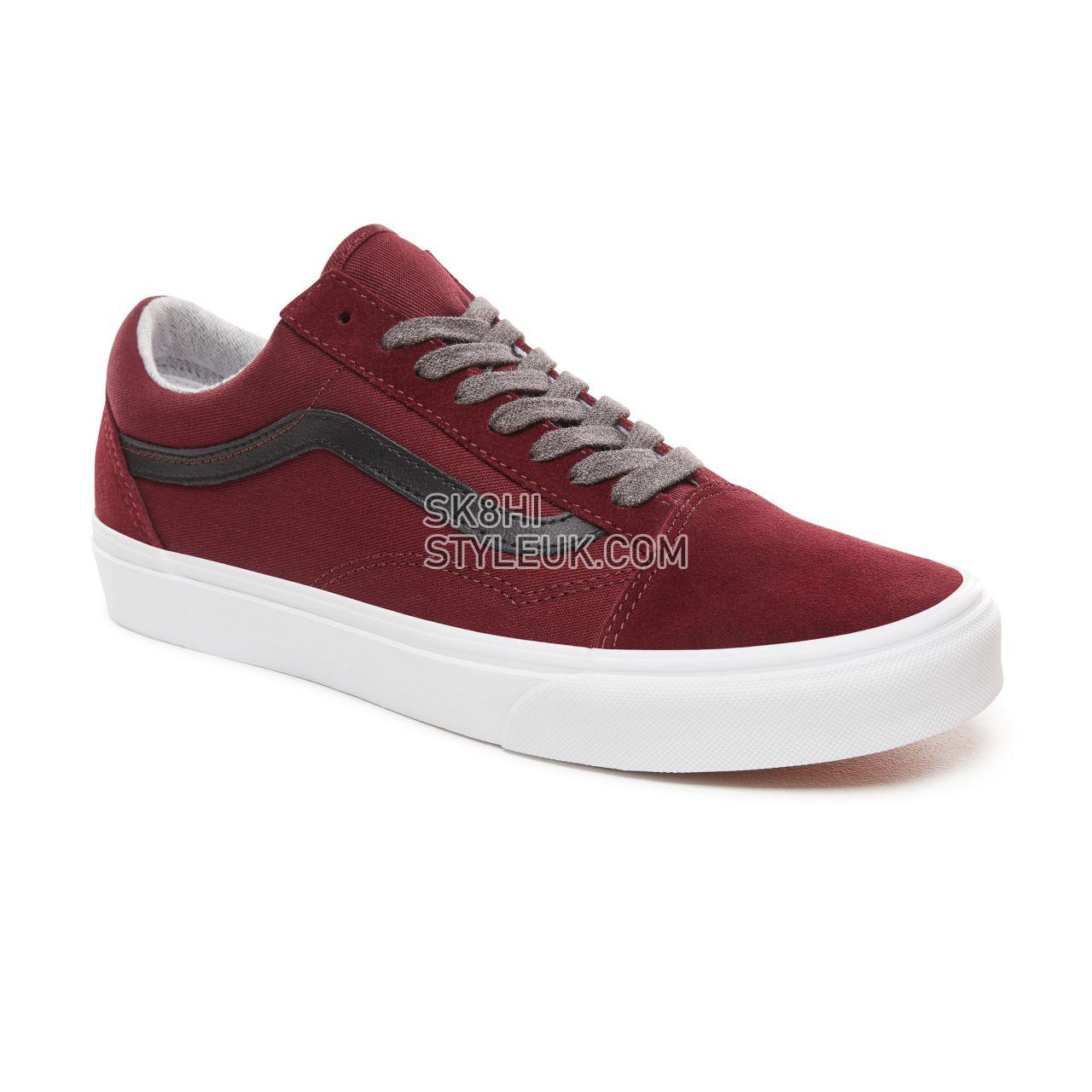 Vans Jersey Lace Old Skool Classic Mens Womens - (Jersey Lace) Port Royale/Black VN0A38G1UP7 Shoes