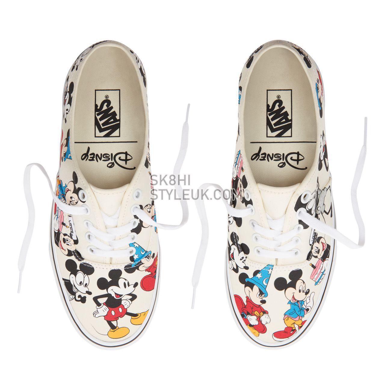 Vans Disney x Vans Authentic Classic Mens Womens - (Disney) MickeyS Birthday/True White VN0A38EMUJ2 Shoes