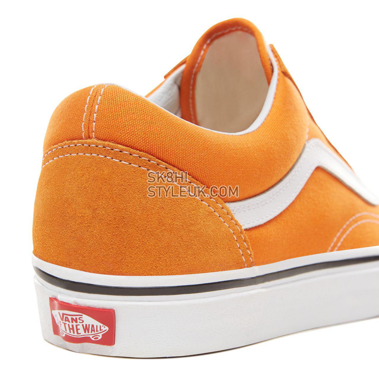 Vans Old Skool Classic Mens Womens - Dark Cheddar/True White VN0A38G1UKU Shoes