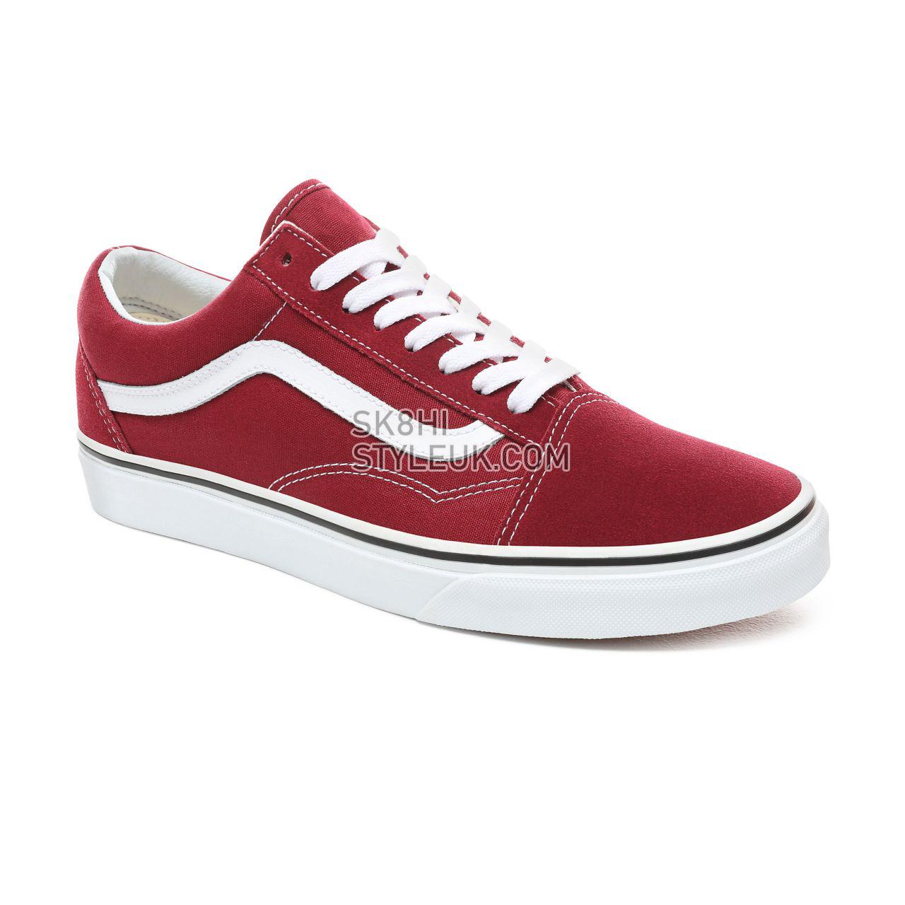 Vans Old Skool Classic Mens Womens - Rumba Red/True White VN0A38G1VG4 Shoes