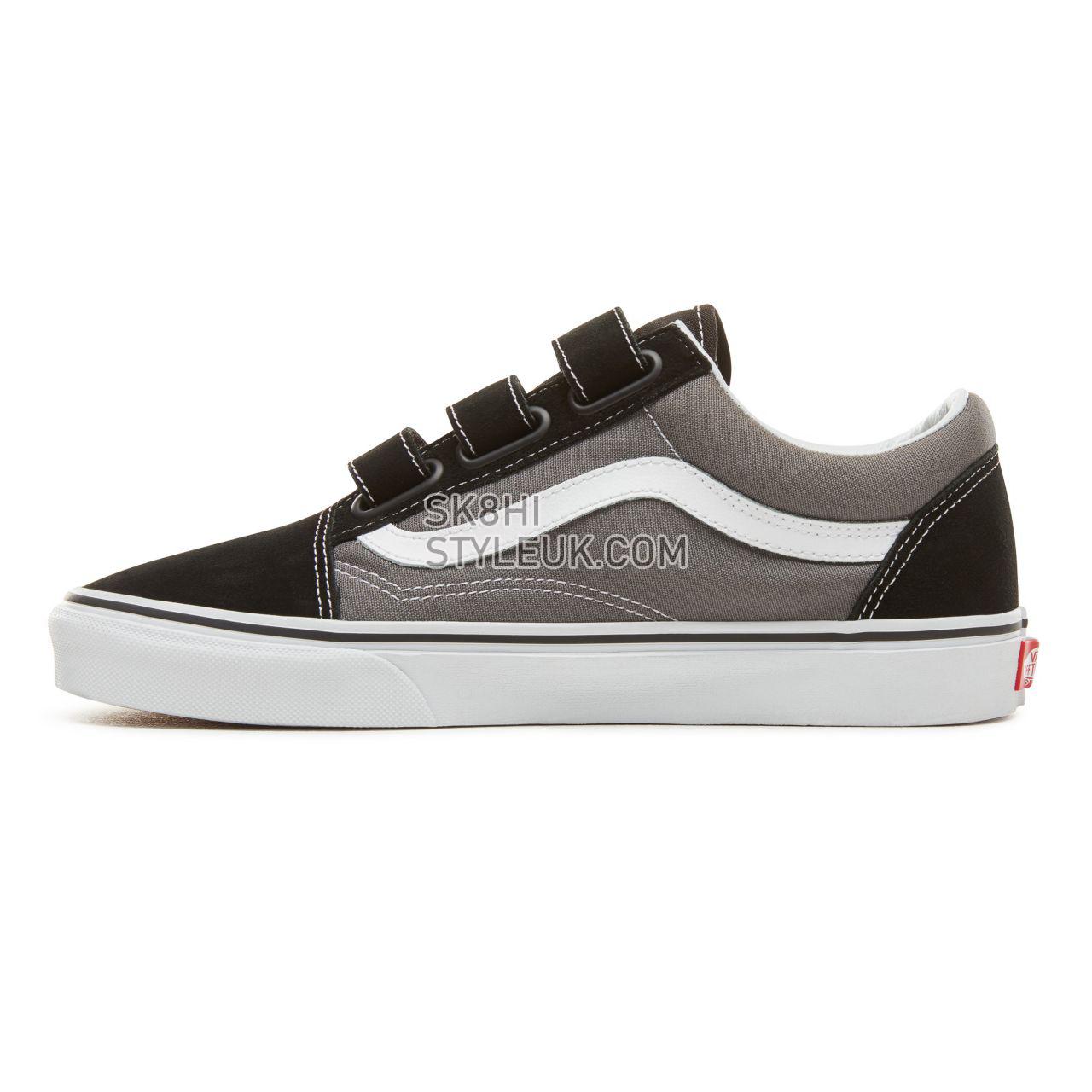 Vans Old Skool V Classic Mens Womens - Pewter/Black VA3D29PBQ Shoes