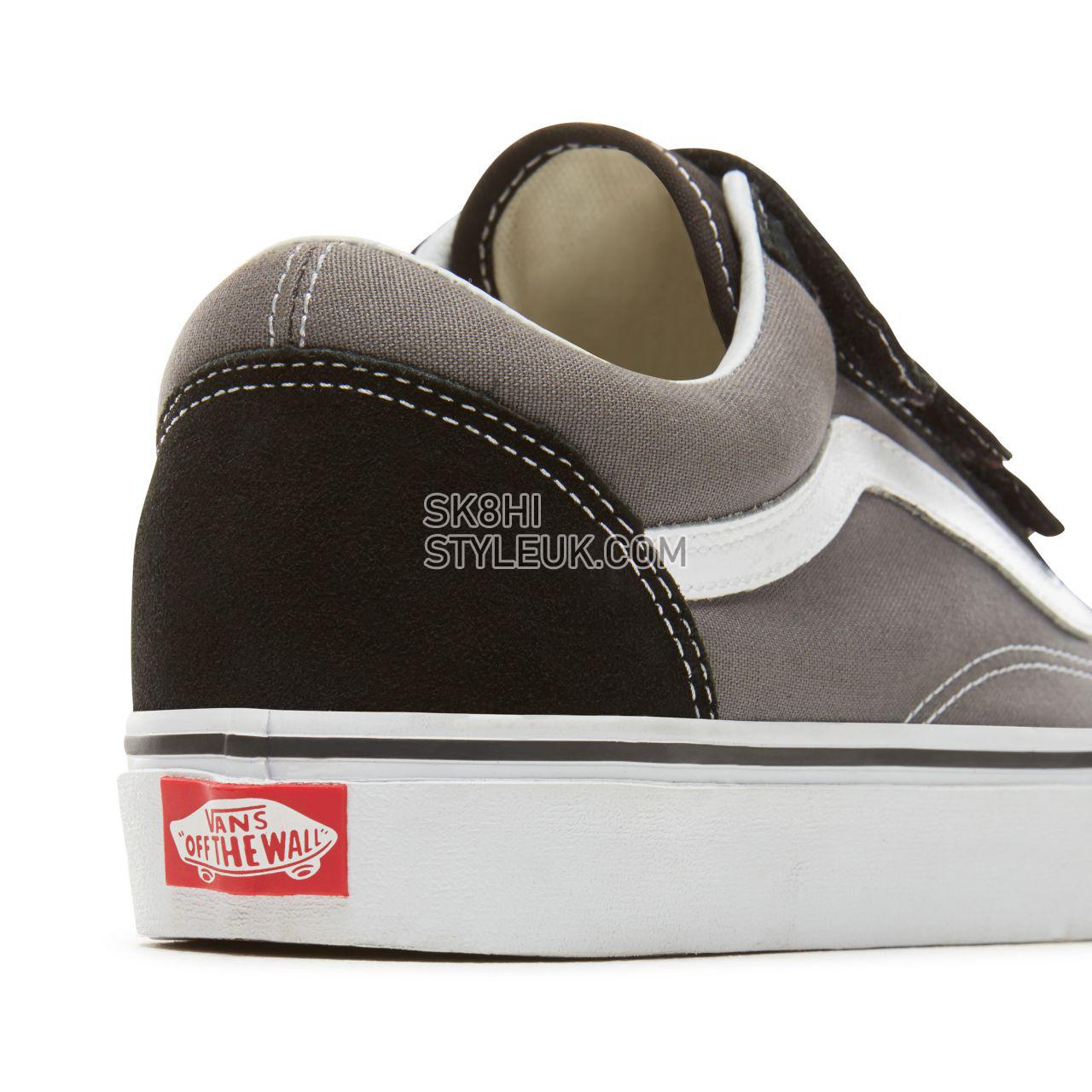 Vans Old Skool V Classic Mens Womens - Pewter/Black VA3D29PBQ Shoes